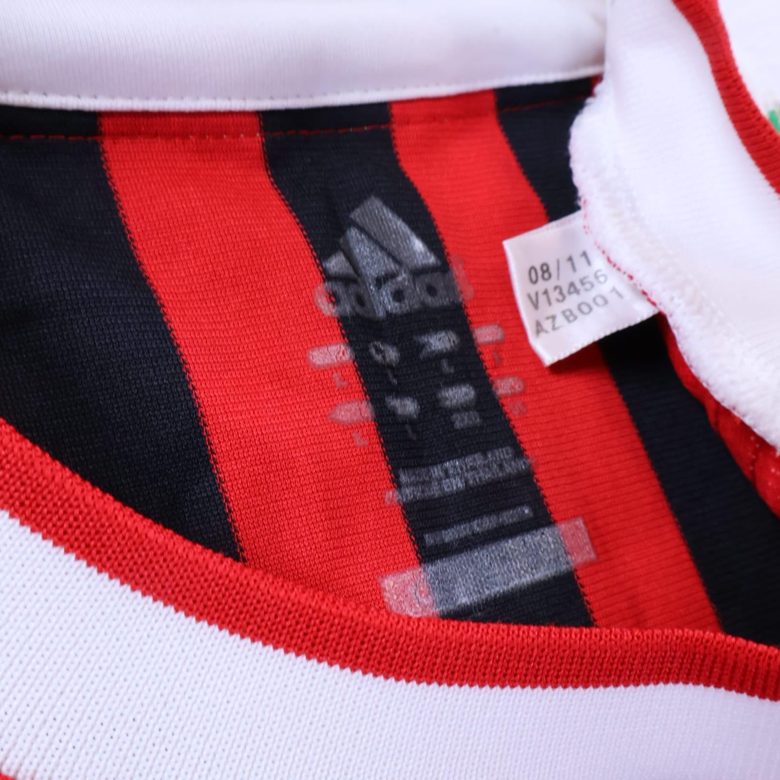 *MINT* Ac Milan Ibrahimović #11 2011/12 Home Shirt - Long Sleeve - L