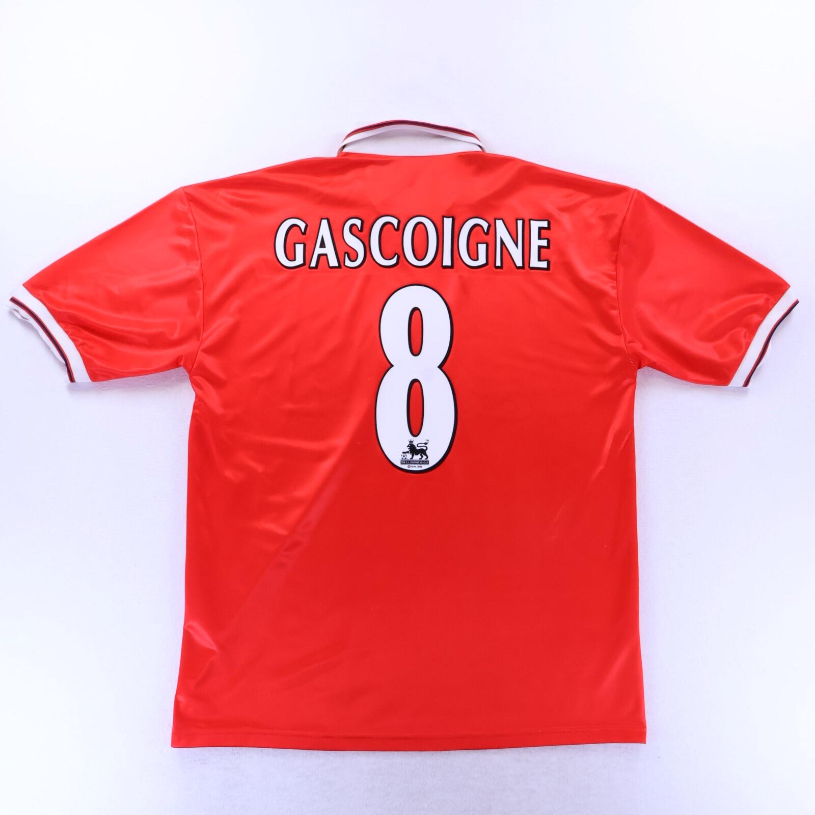 Middlesbrough Gascoigne #8 1998/99 Home Shirt - L