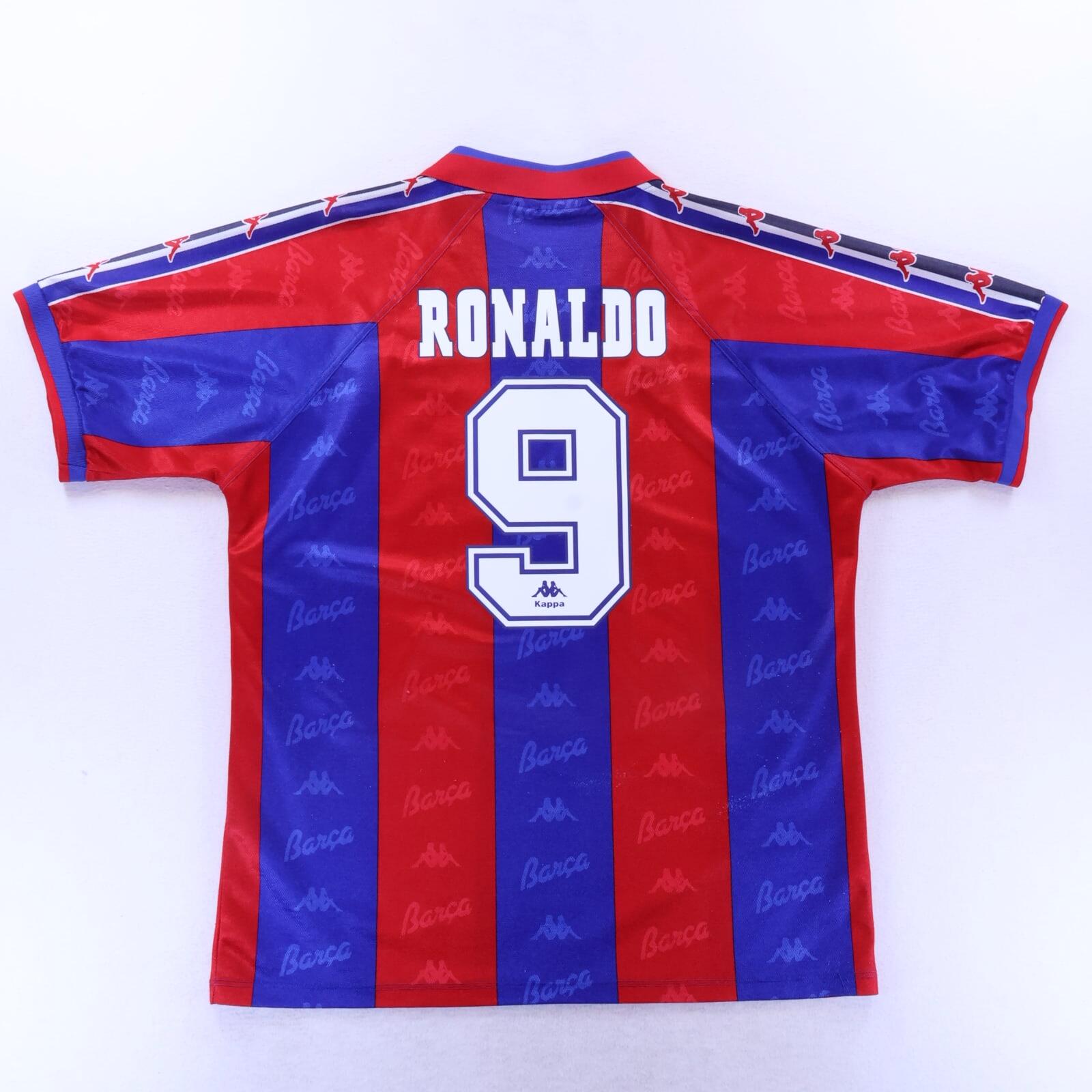 Barcelona Ronaldo #9 1995/97 Home Shirt - XL