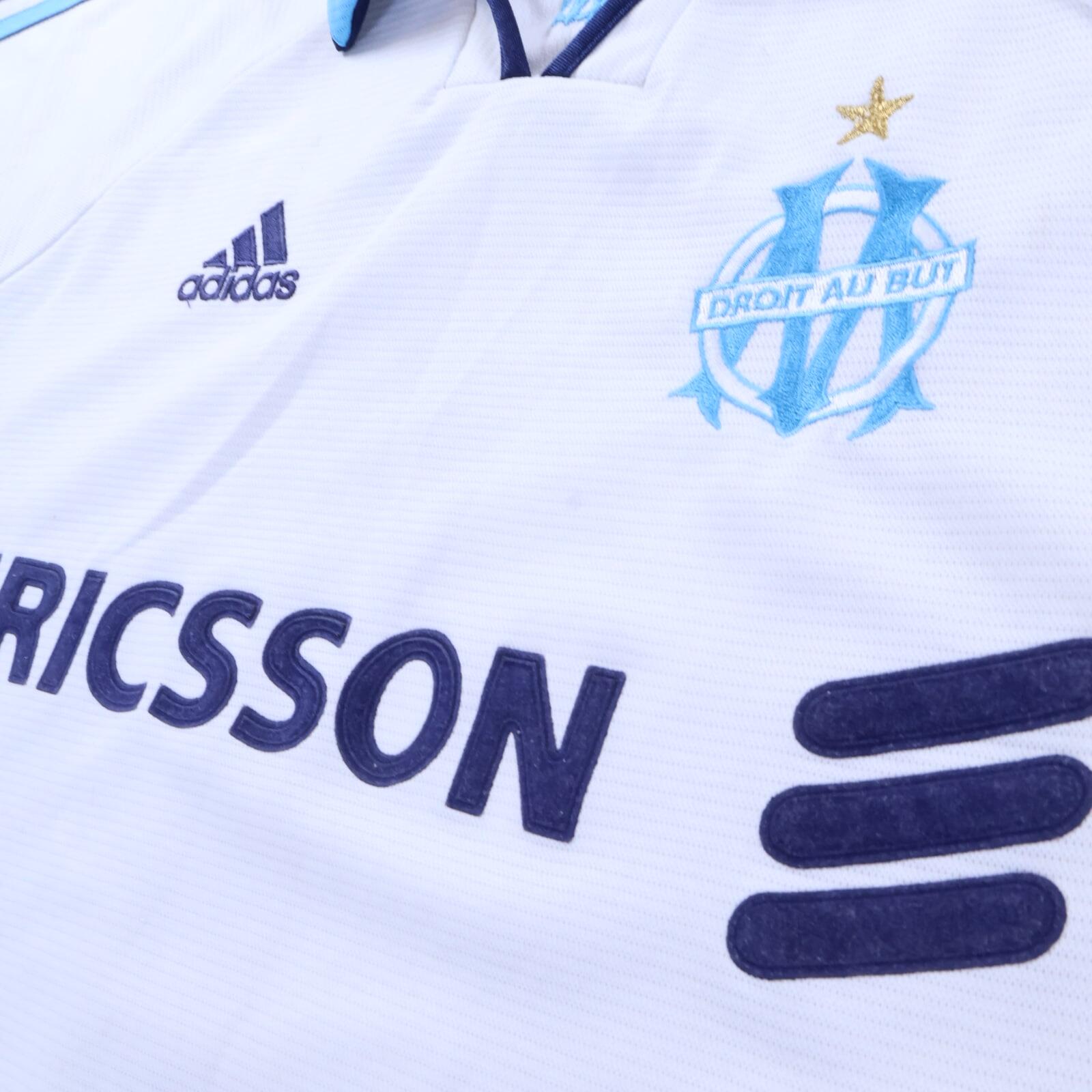 Marseille Ravanelli #11 1999/00 Home Shirt - L