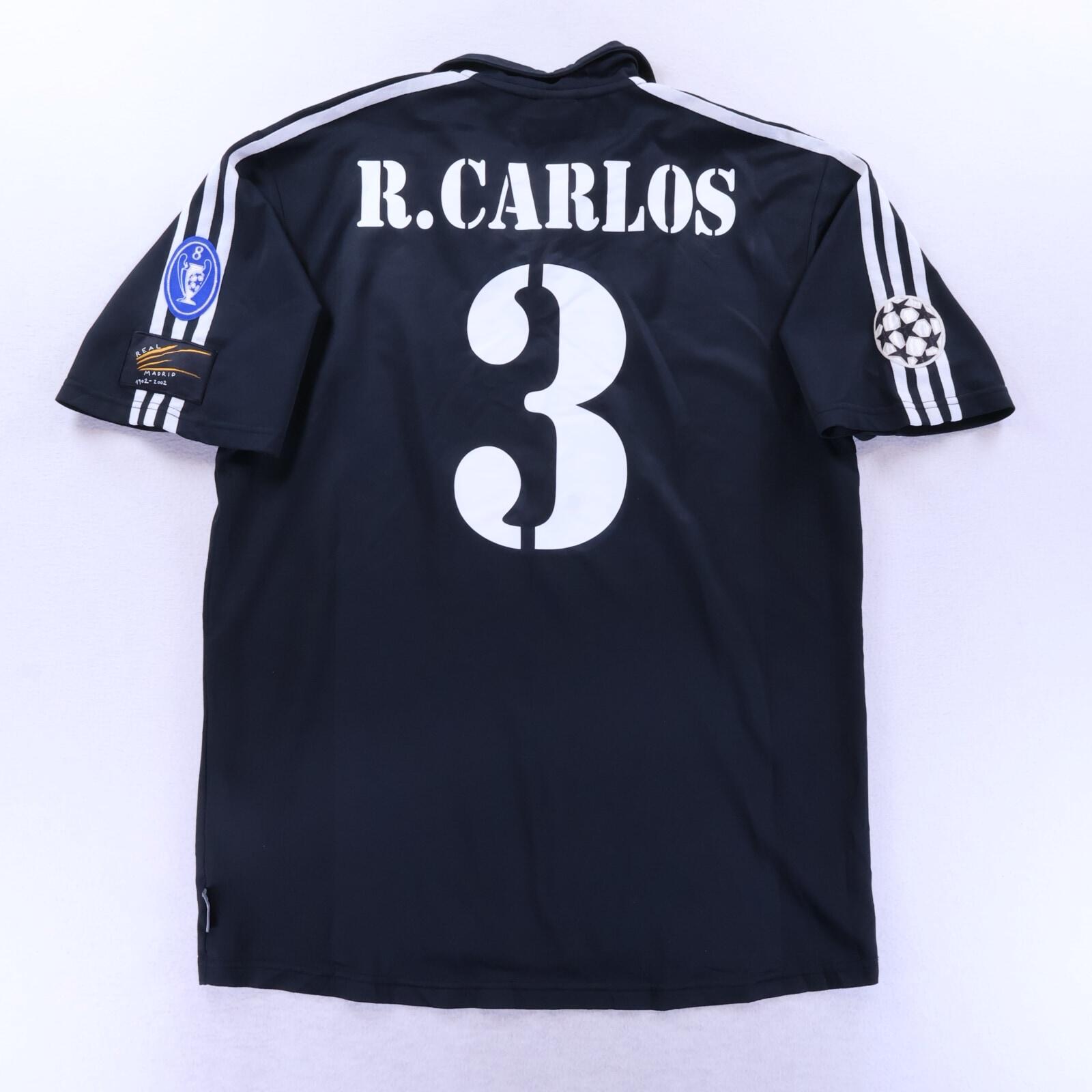 Real Madrid R. Carlos #3 2001/03 Away Shirt - L
