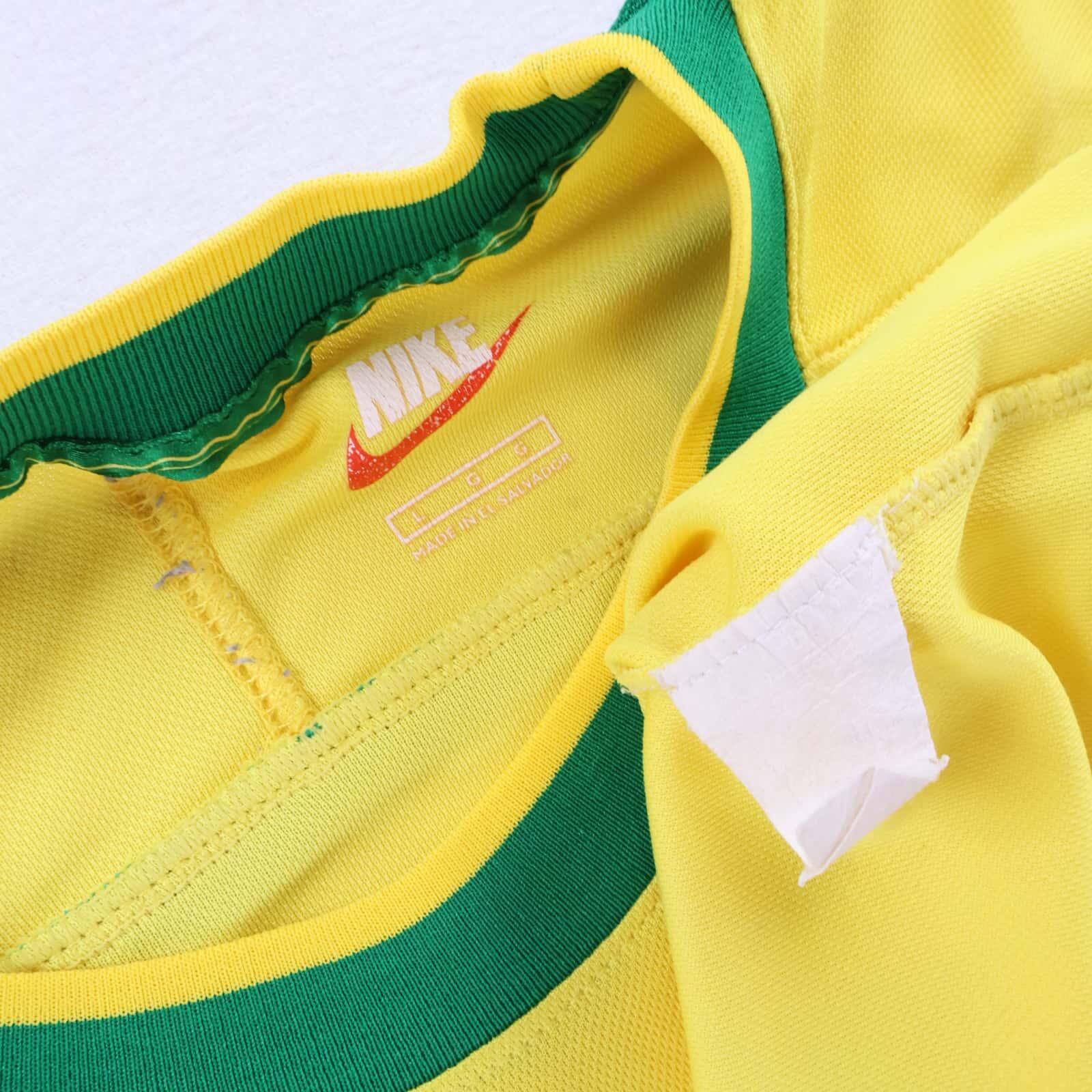 Brazil Ronaldo #9 1998/00 Home Shirt - L