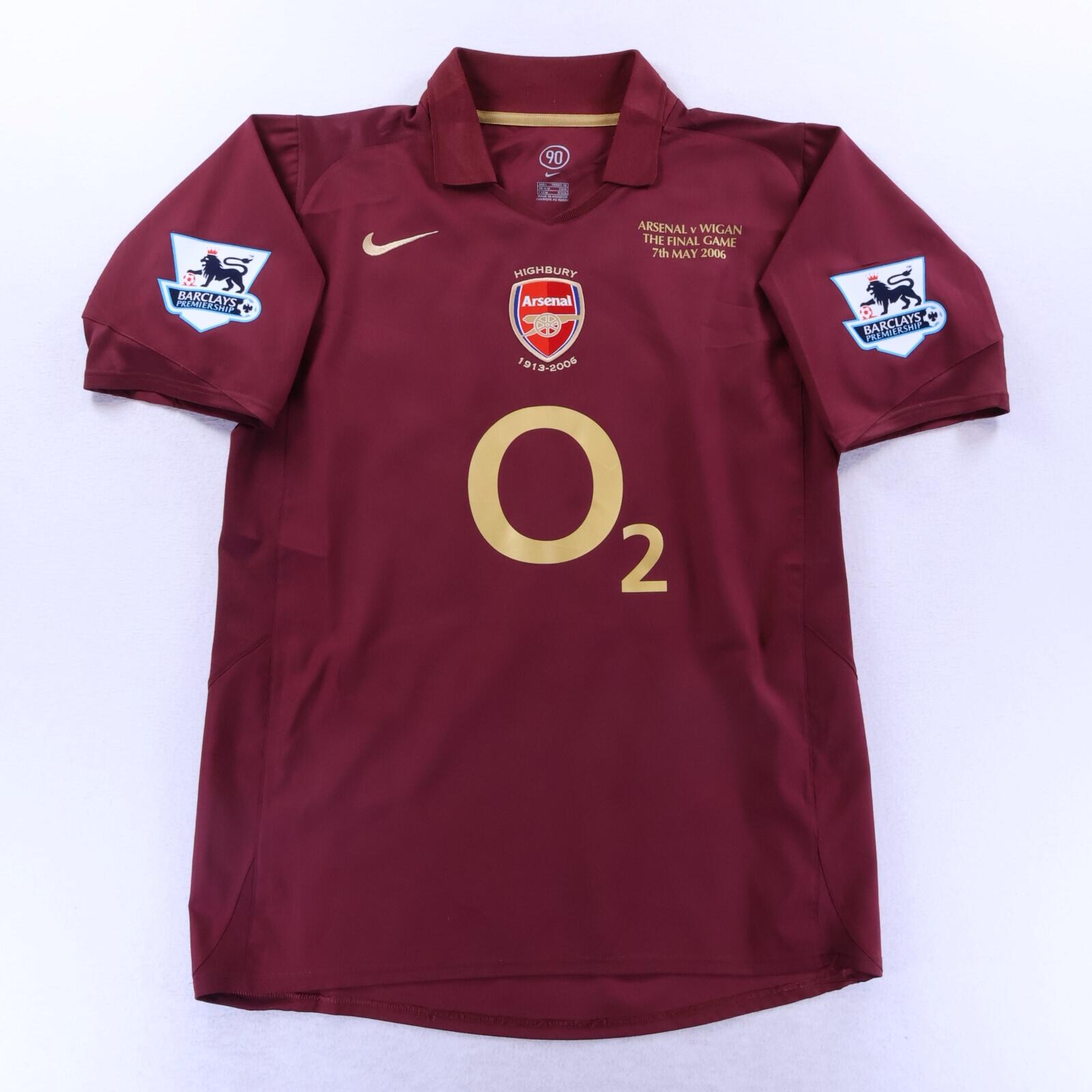 *MINT* Arsenal Henry #14 2005/06 Home Shirt - L