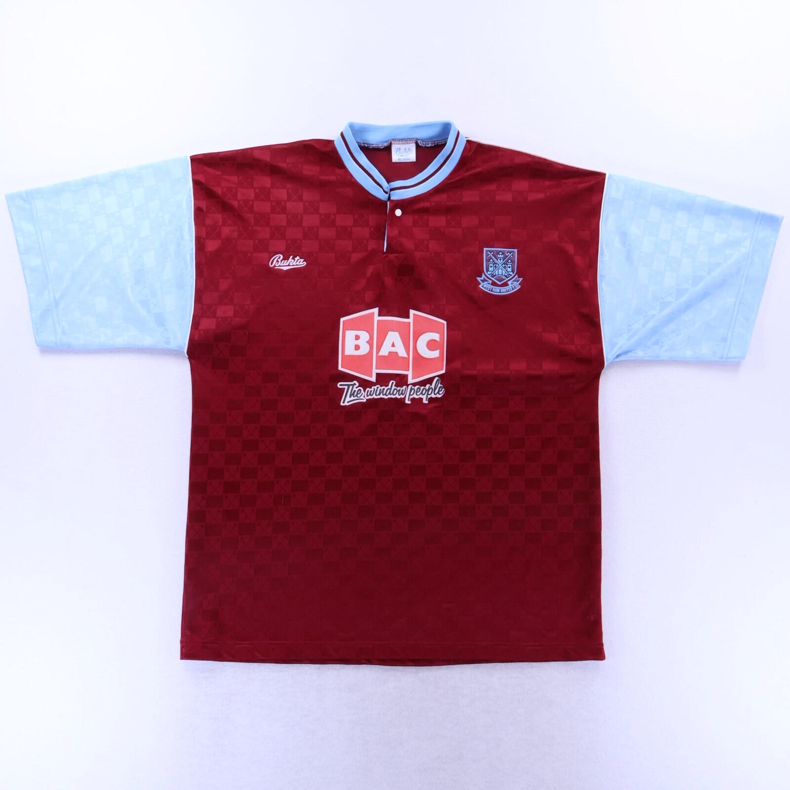 West Ham United 1990/91 Home Shirt - XL