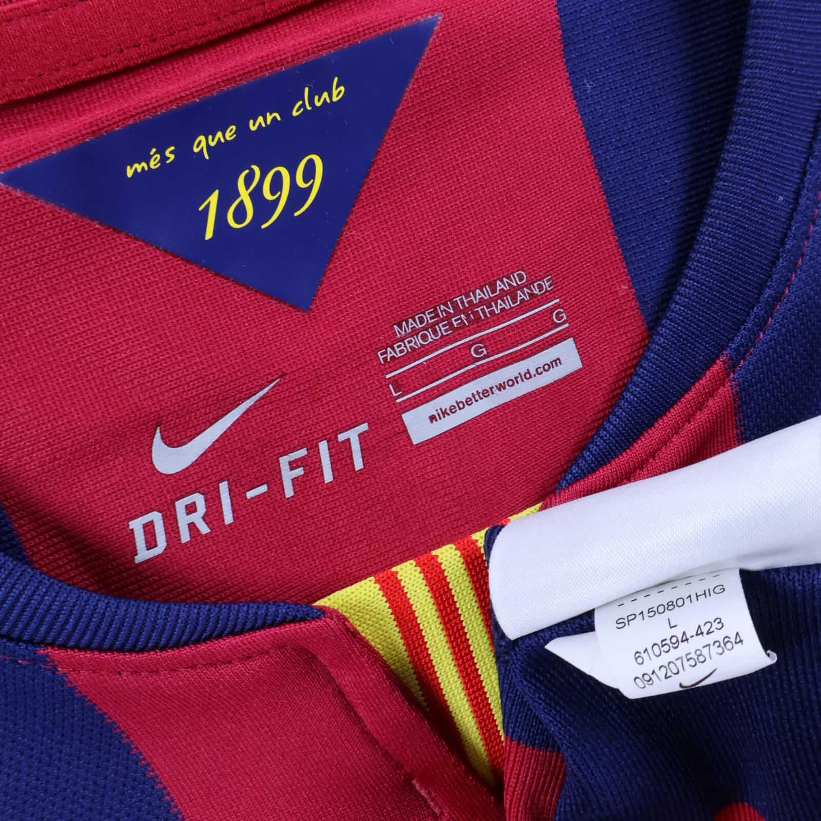 *MINT* Barcelona Xavi #6 2014/15 Home Shirt - L