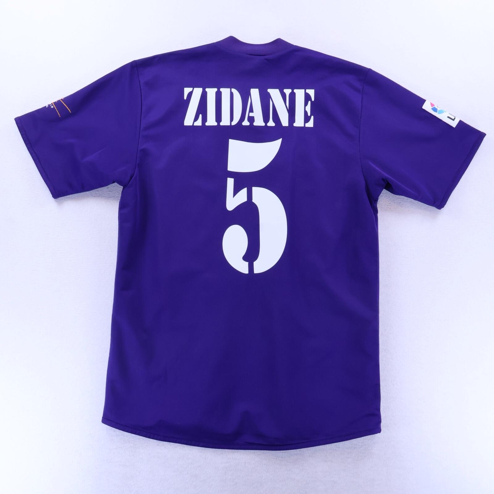 Real Madrid Zidane #5 2002/03 Away Shirt - Reversible - S