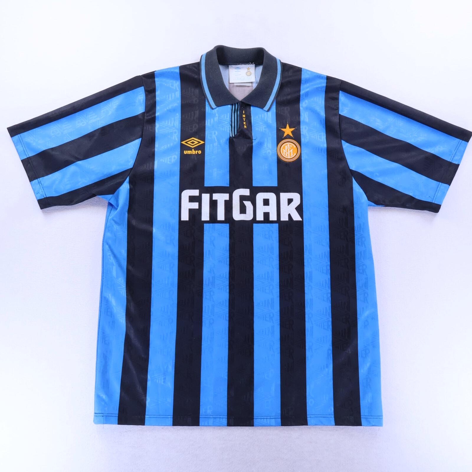 Inter Milan 1991/92 Home Shirt - XL