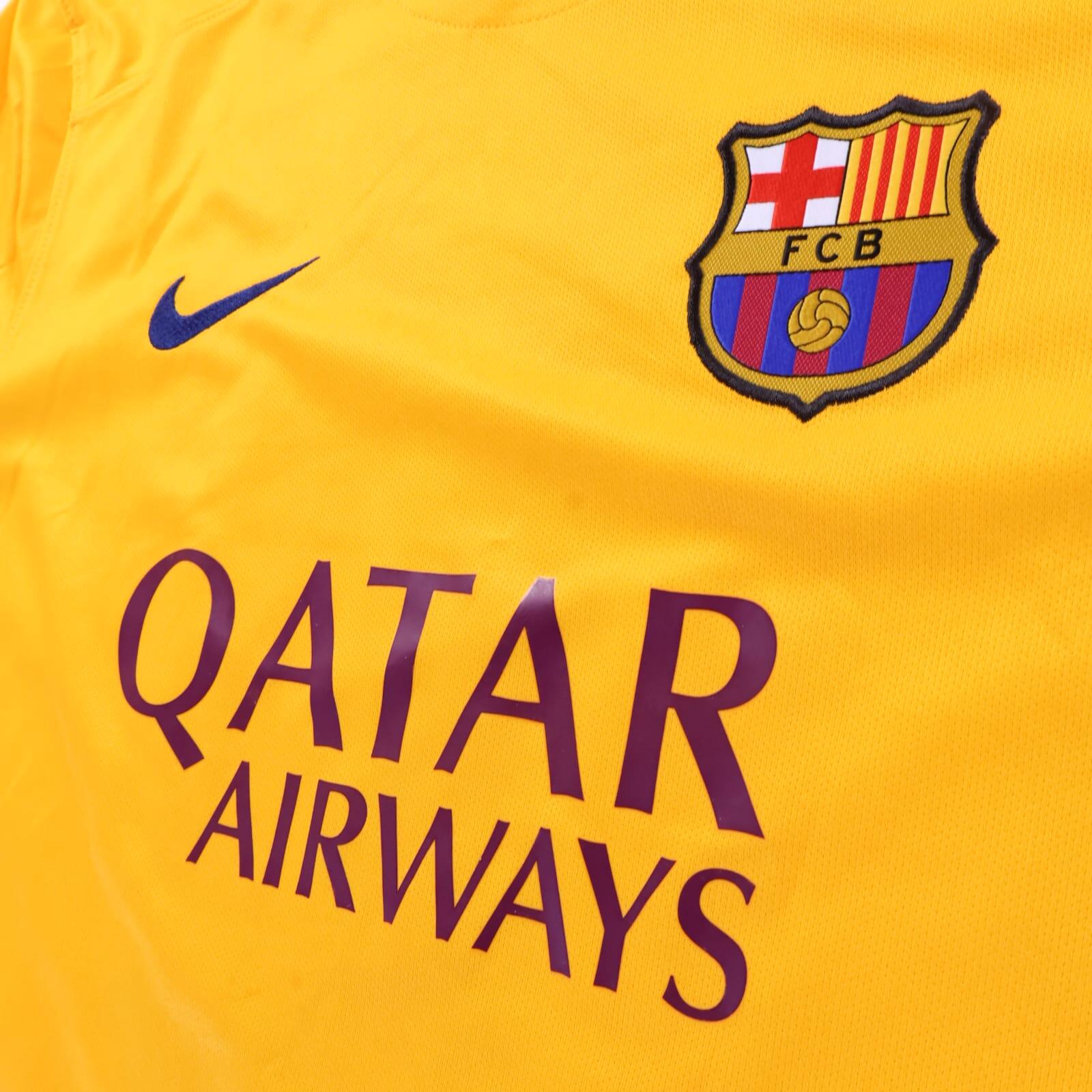 Barcelona Messi #10 2015/16 Away Shirt - Long Sleeve - L