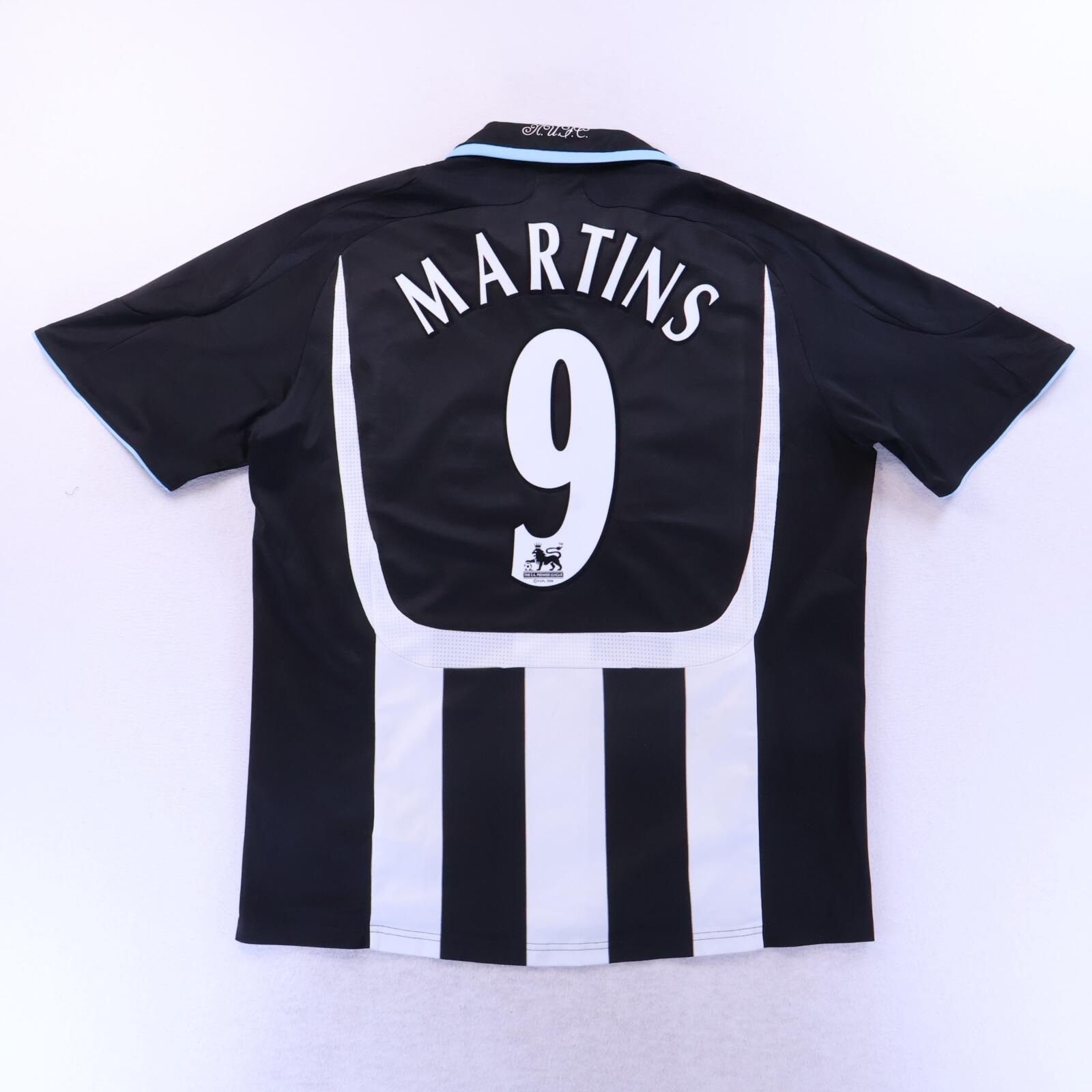Newcastle United Martins #9 2007/09 Home Shirt - L