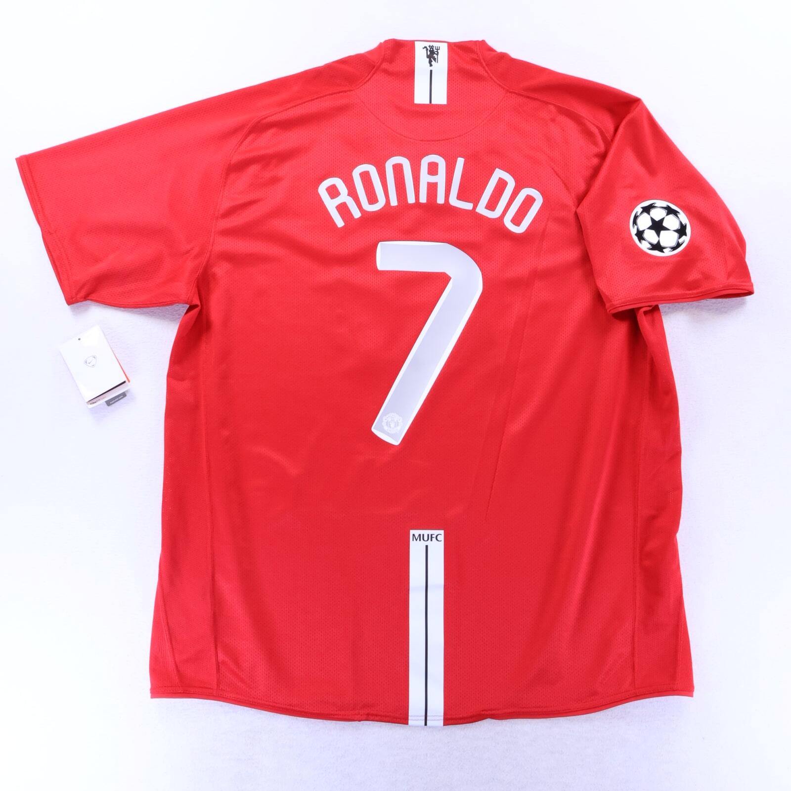 *NWT* Manchester United Ronaldo #7 2007/09 Home Shirt - XXL