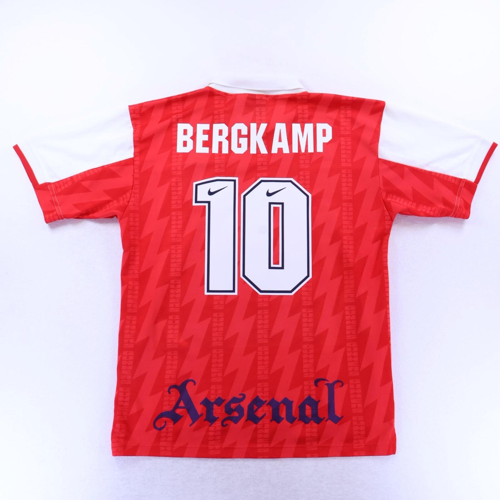 Arsenal Bergkamp #10 1994/96 Home Shirt - L