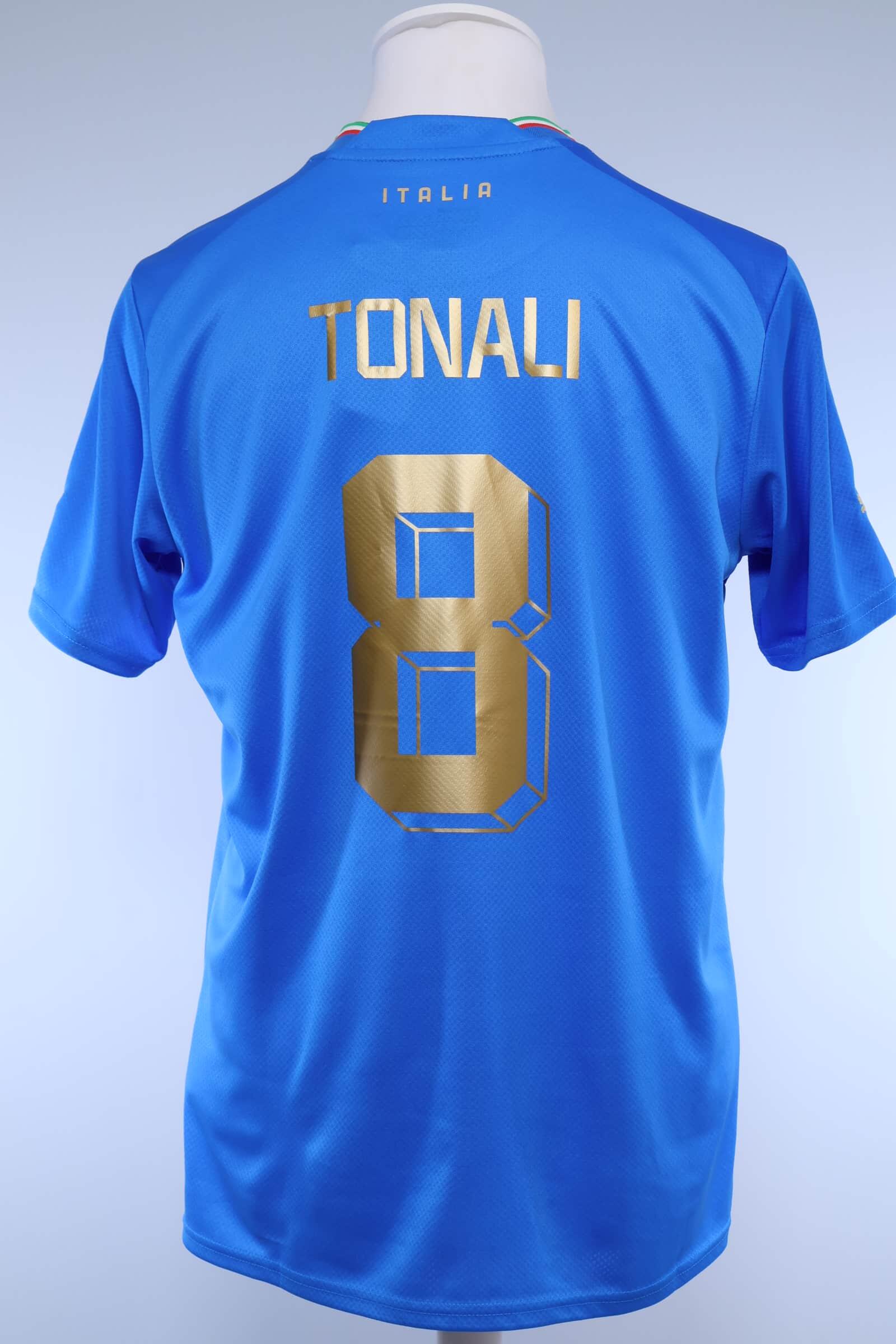Italy 2022/23 Tonali #8 Home Shirt - MAuthentic Original Football Shirt