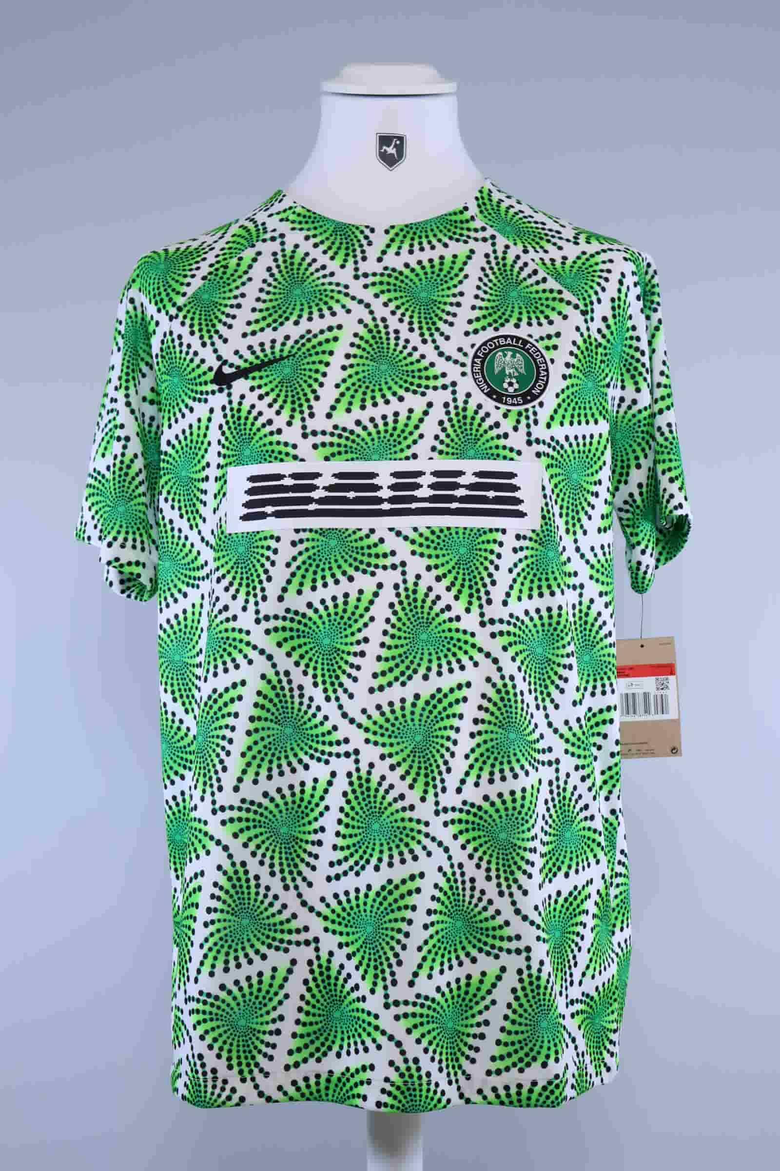 Nigeria 2022/23 Prematch Shirt - LAuthentic Original Football Shirt