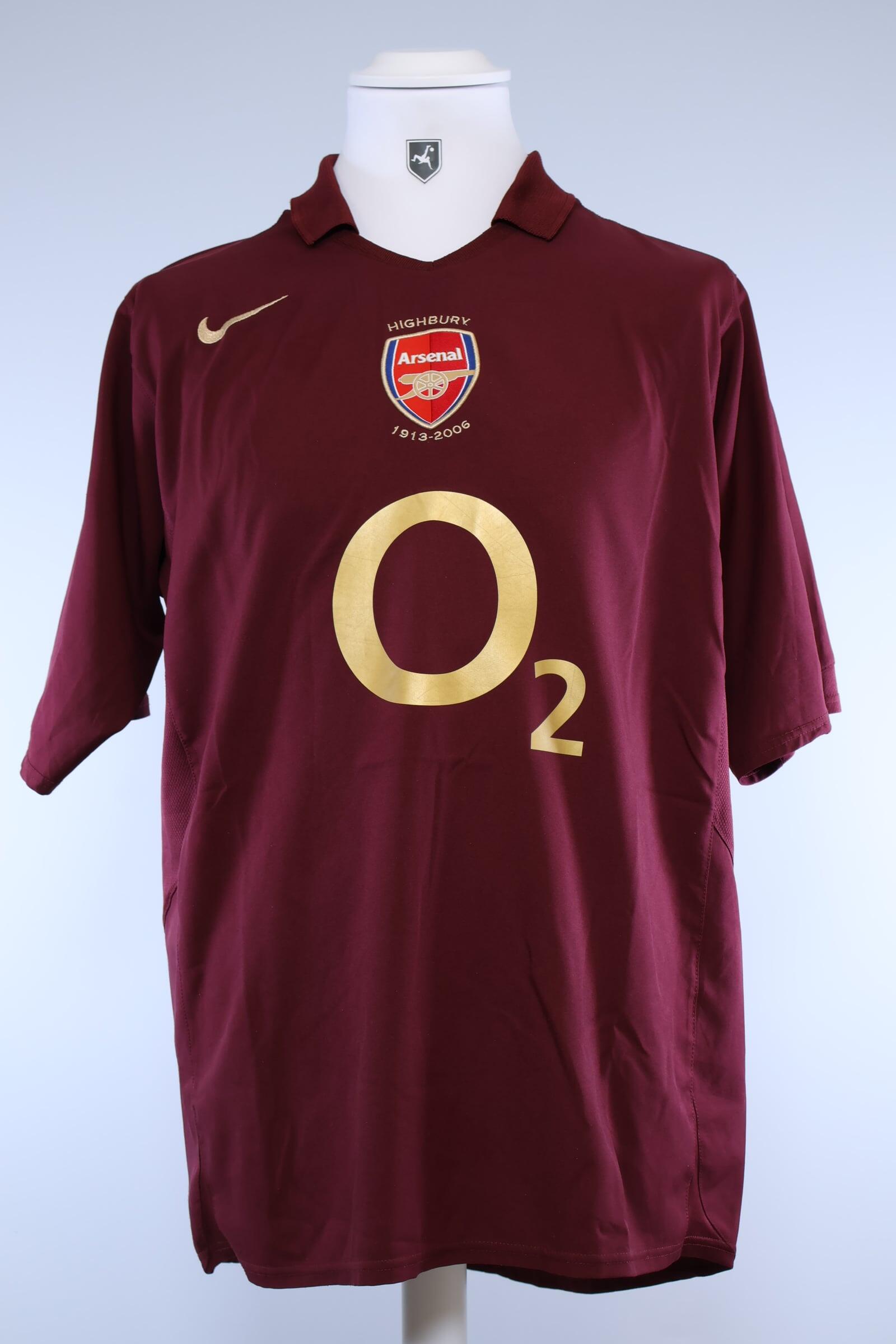 Arsenal 2005/06 Toure #28 Home Shirt - L Authenic Original Football Shirt