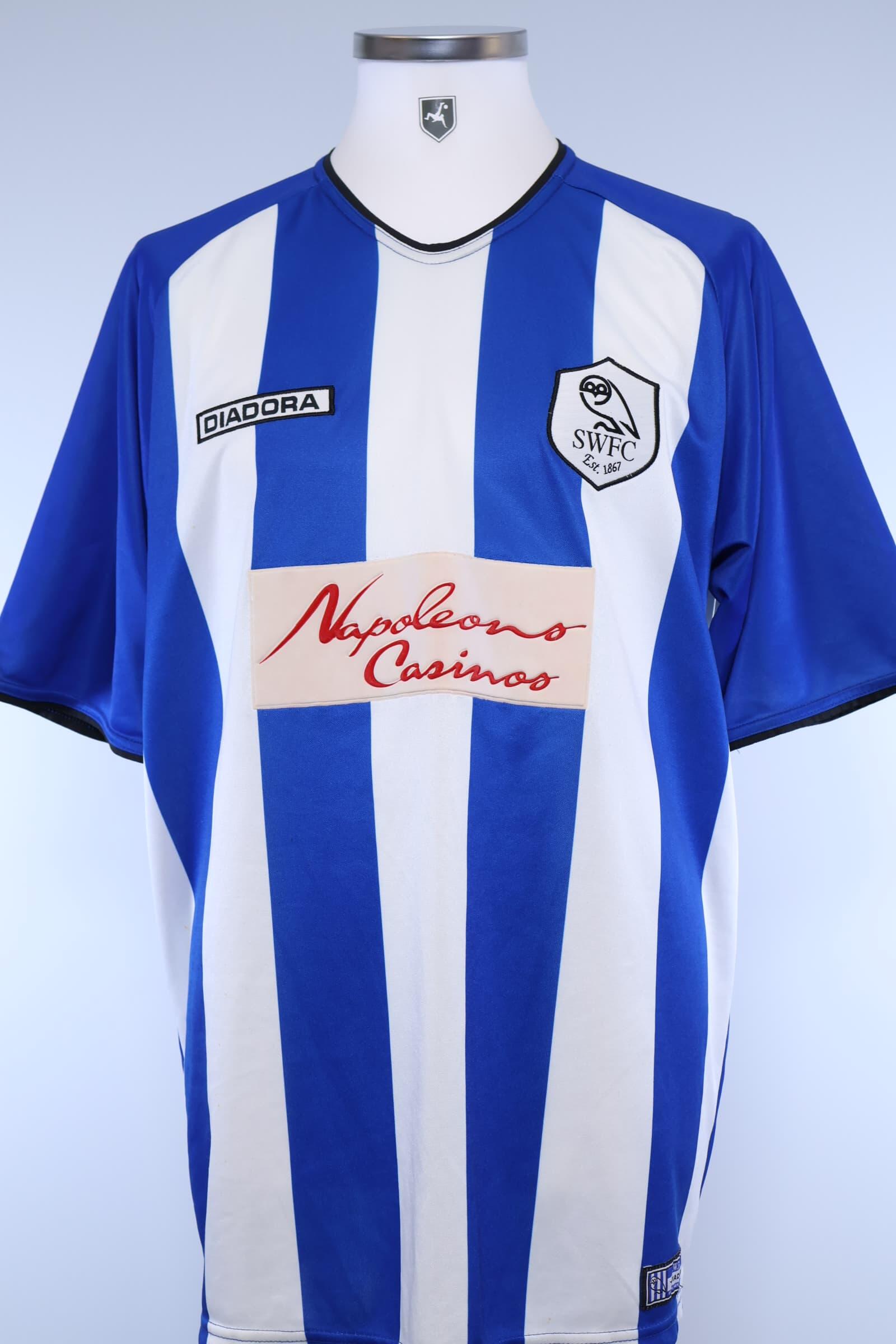 Sheffield Wednesday 2003/05 Home Shirt - LAuthentic Original Football Shirt