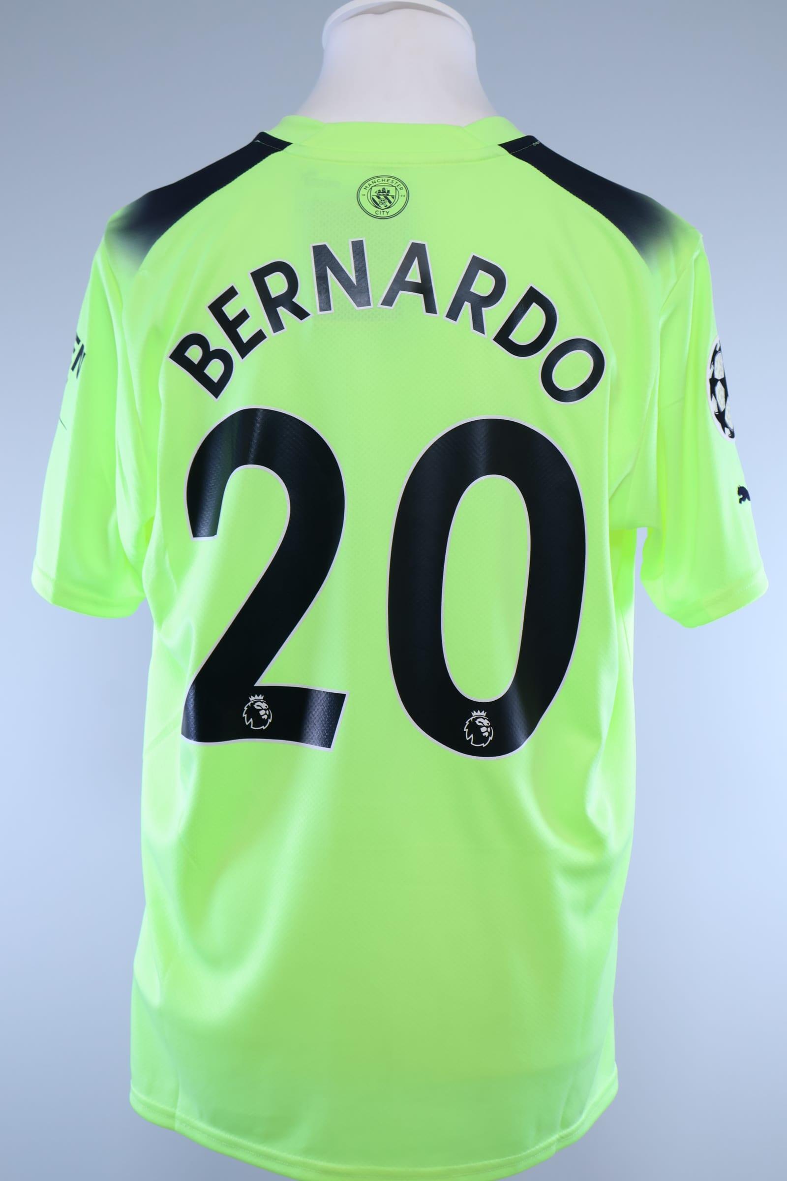 Manchester City 2022/23 Bernardo #20 Third Shirt - LAuthentic Original Football Shirt