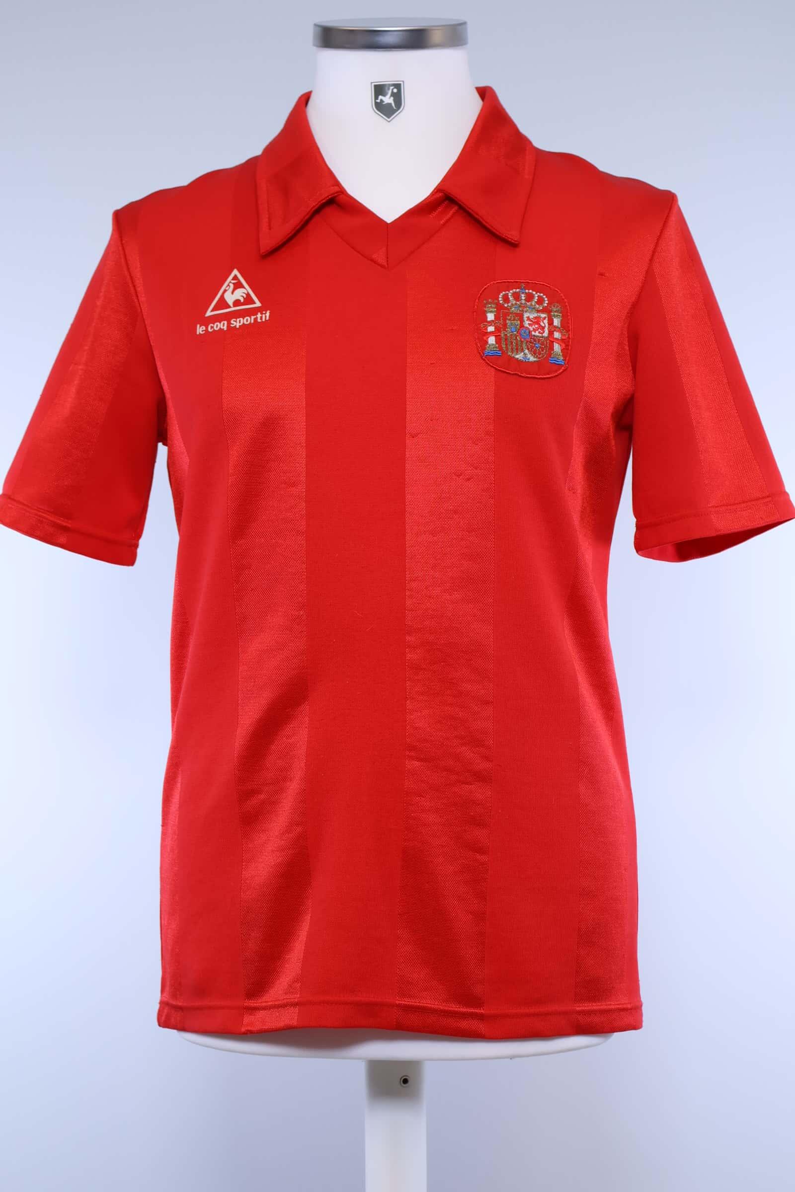 Spain 1984/86 Alfonso #9 Home Shirt - MAuthentic Original Football Shirt
