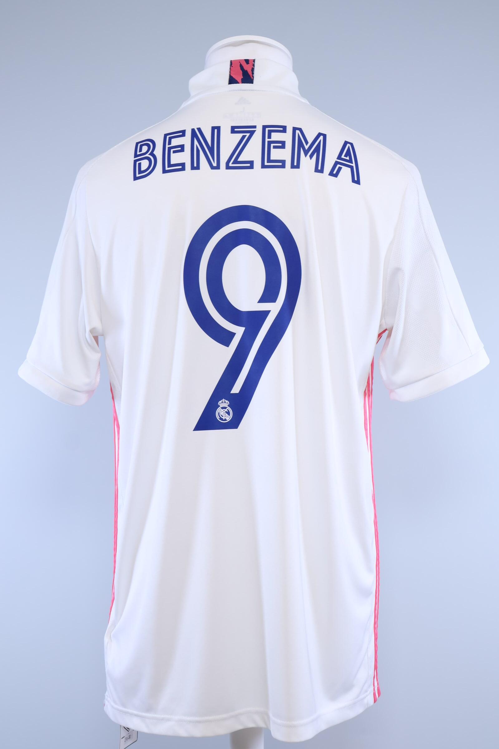 Real Madrid 2020/21 Benzema #9 Home Shirt - LAuthentic Original Football Shirt