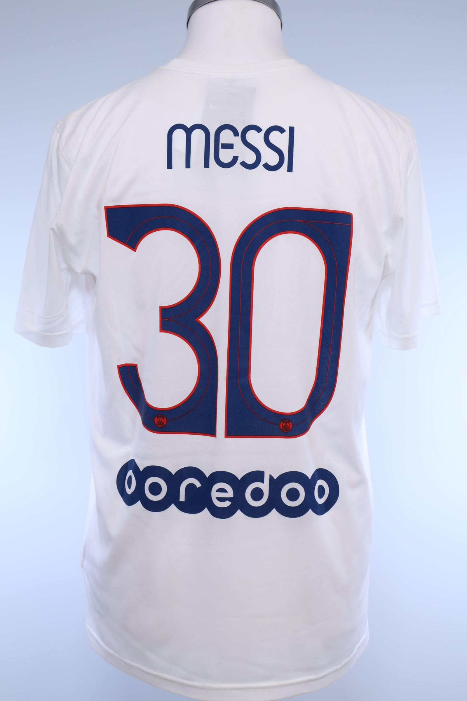 Paris Saint-Germain F.C 2021/22 Messi #30 T-Shirt - LAuthentic Original Football Shirt