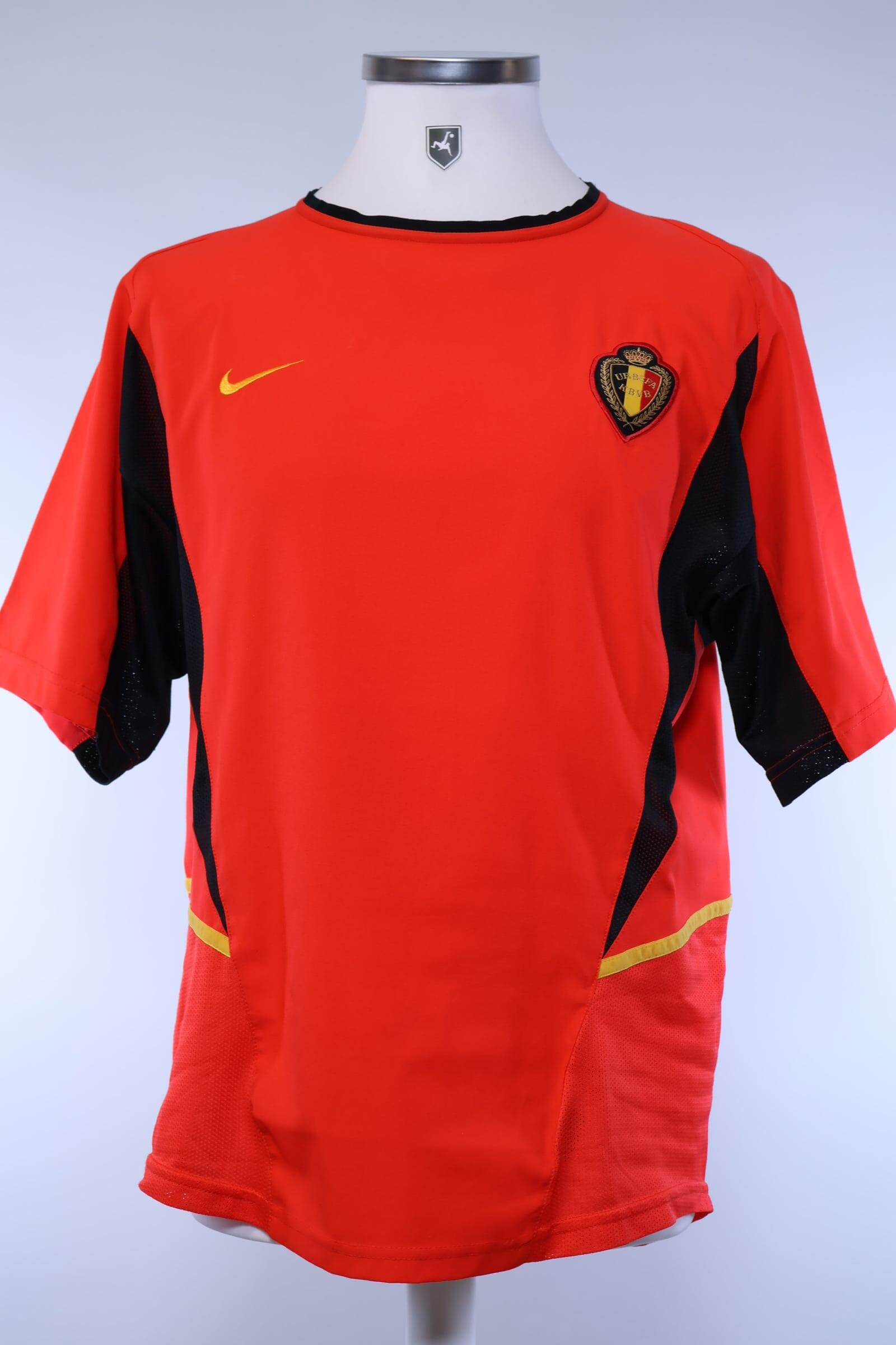 Belgium 2002/04 Home Shirt - MAuthentic Original Football Shirt