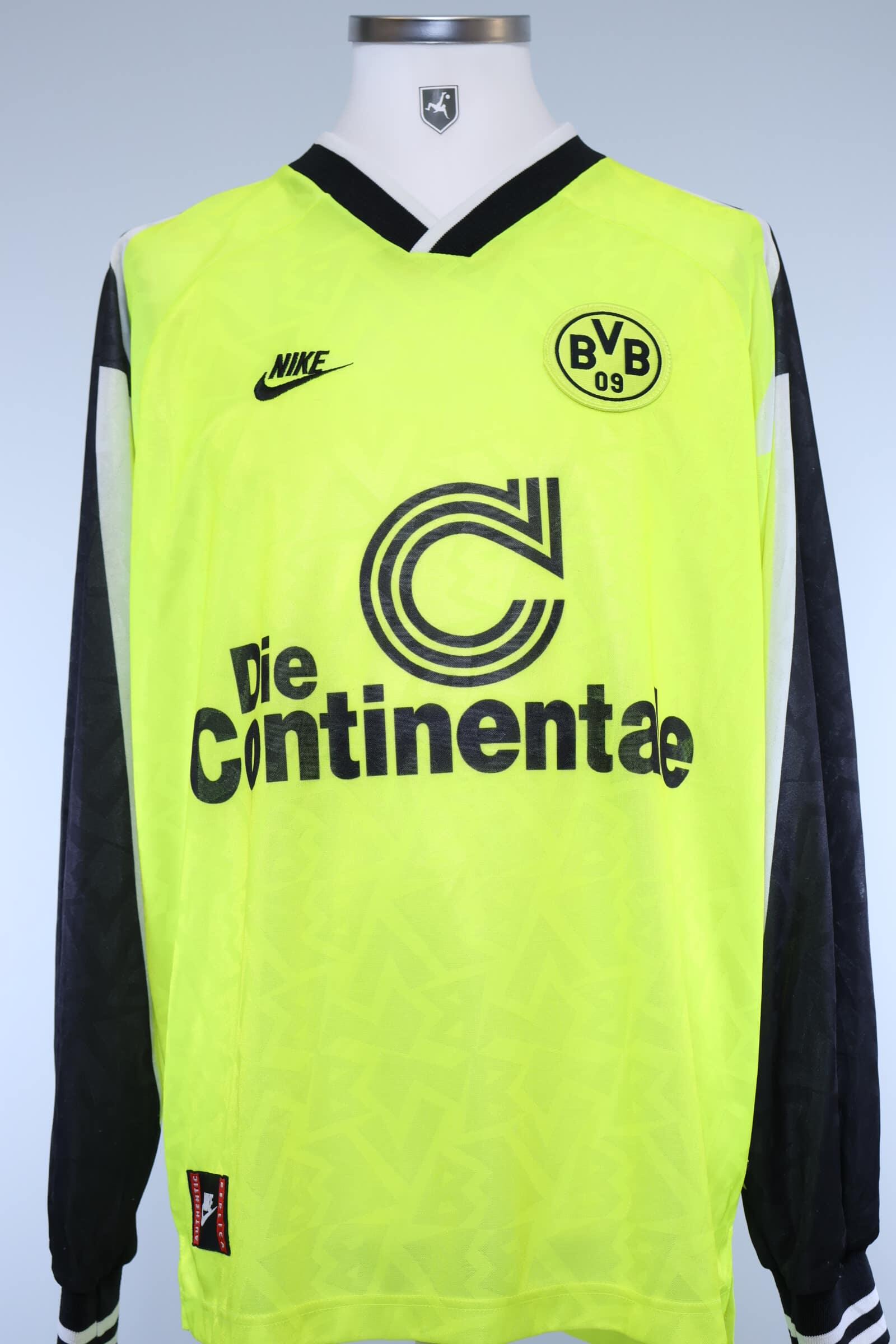 Borussia Dortmund 1995/96 Home Shirt - XLAuthentic Original Football Shirt