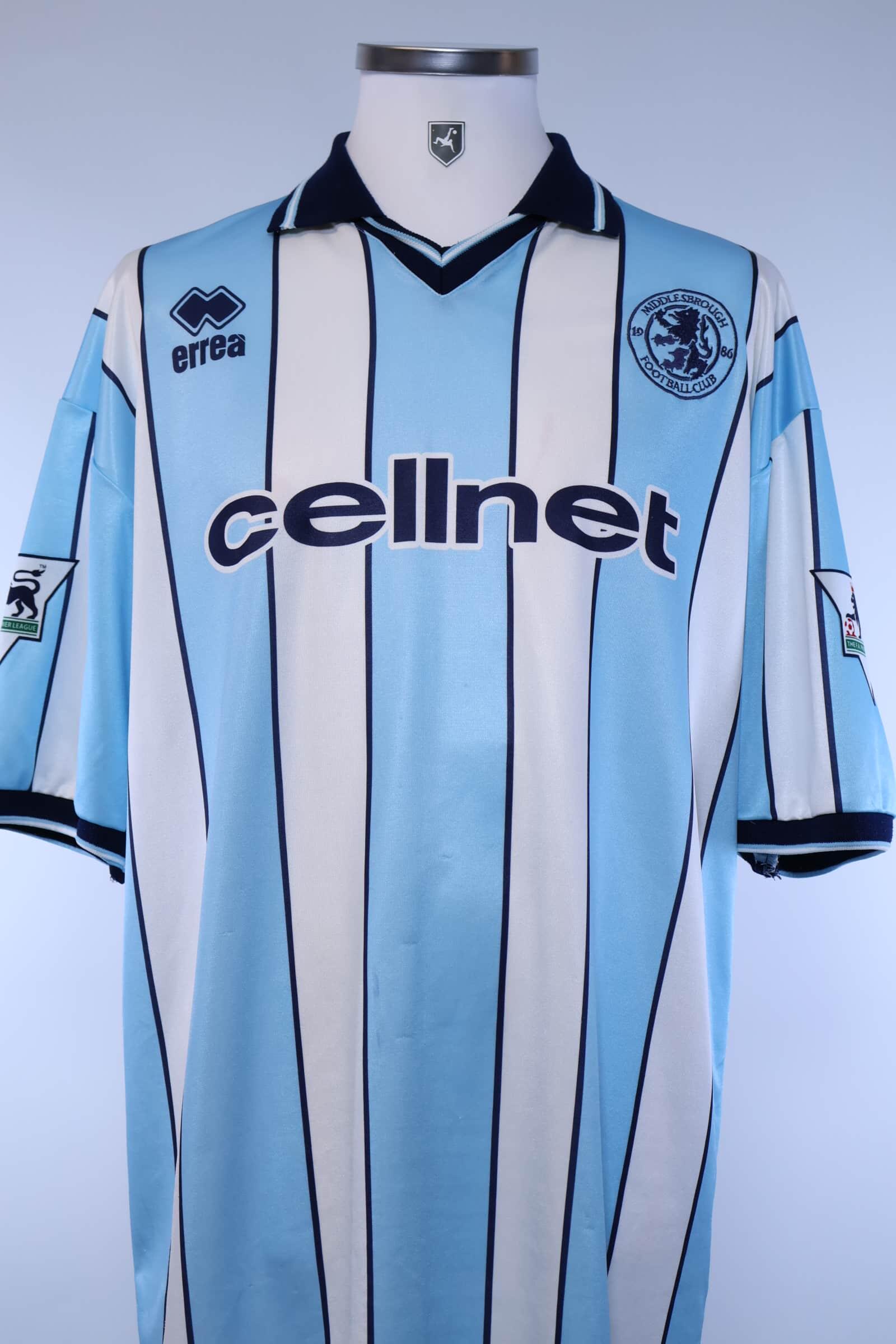 Middlesbrough 1998/99 Gascoigne #8 Away Shirt - XL Authenic Original Football Shirt