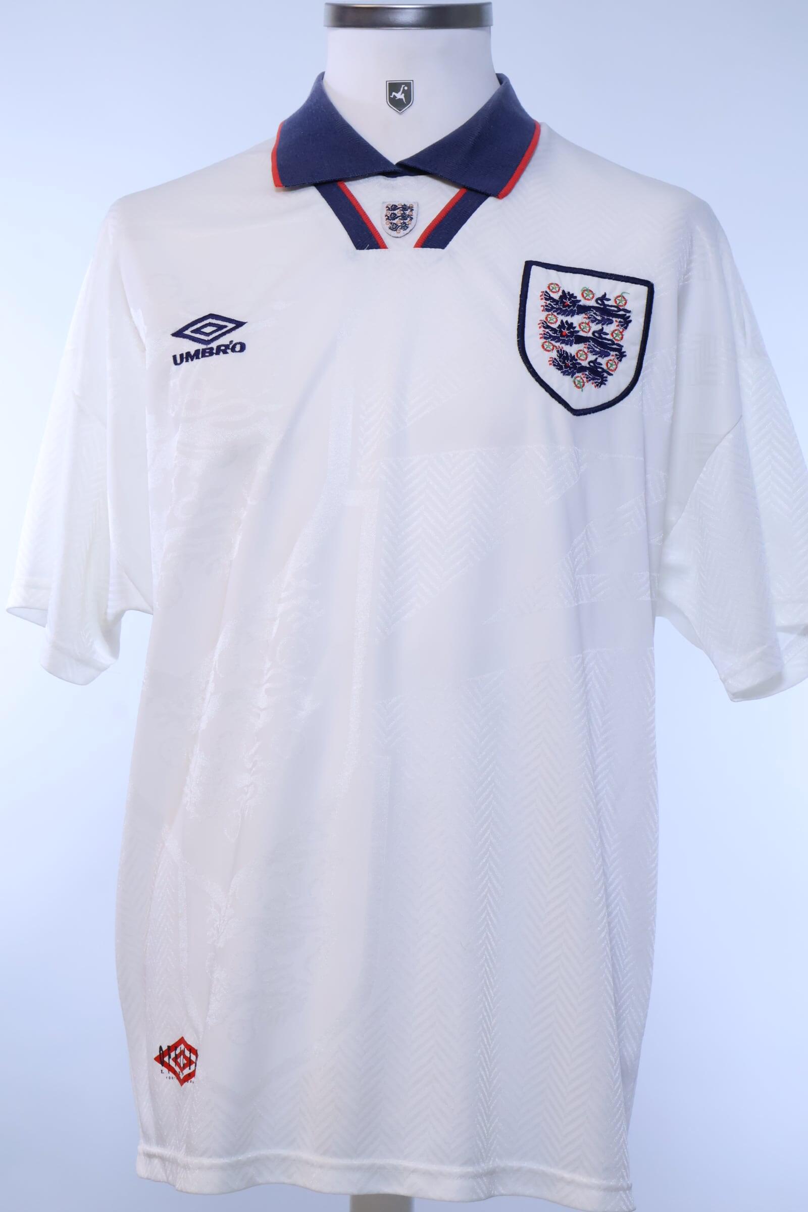 England 1993/95 Home Shirt - LAuthentic Original Football Shirt