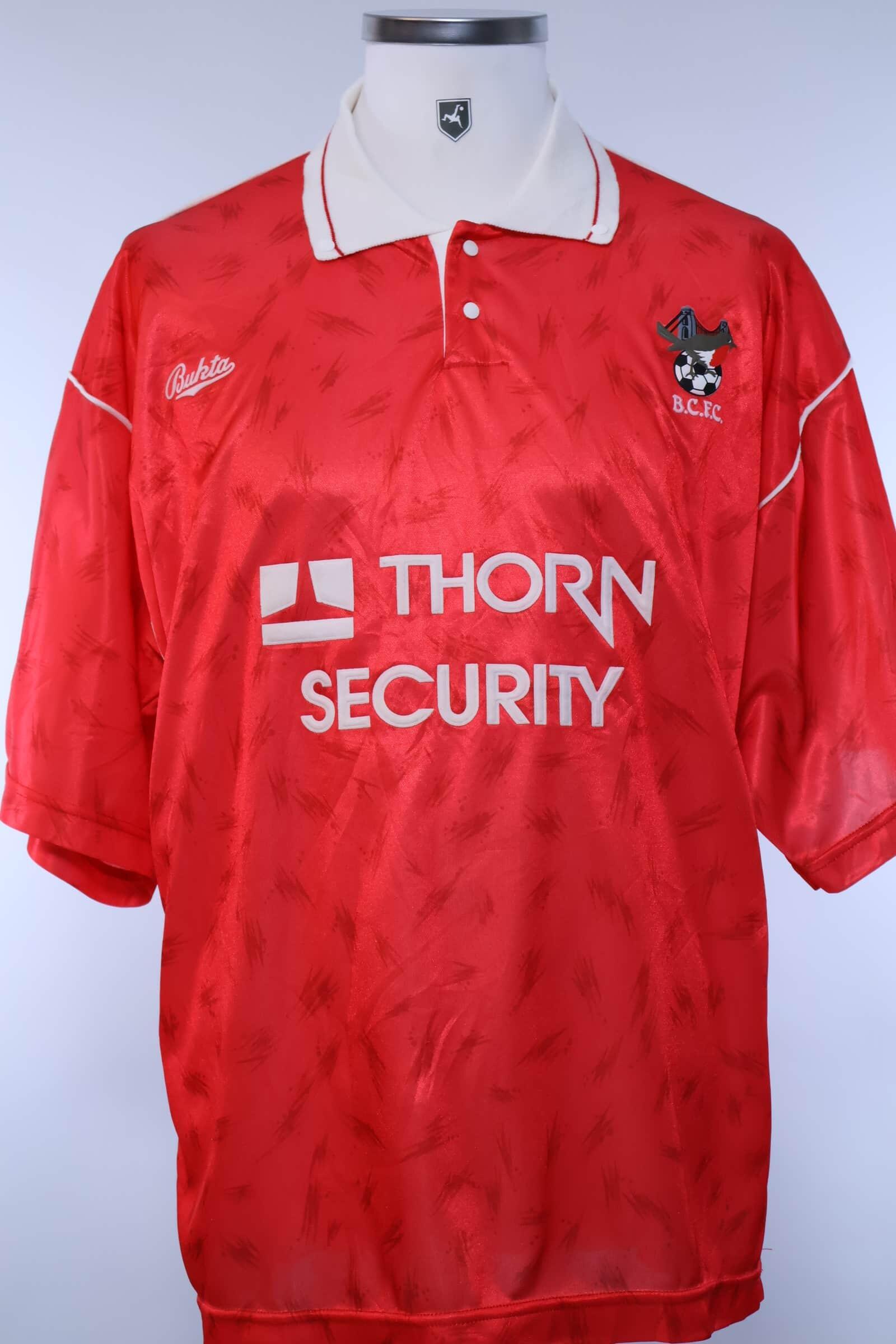 Bristol City F.C 1990/92 Home Shirt - LAuthentic Original Football Shirt