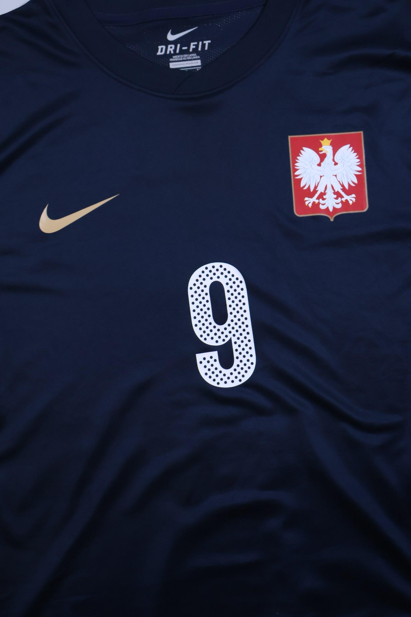 Poland 2010/12 Lewandowski #9 Home Shirt - Player Issue - XL Authenic Original Football Shirt