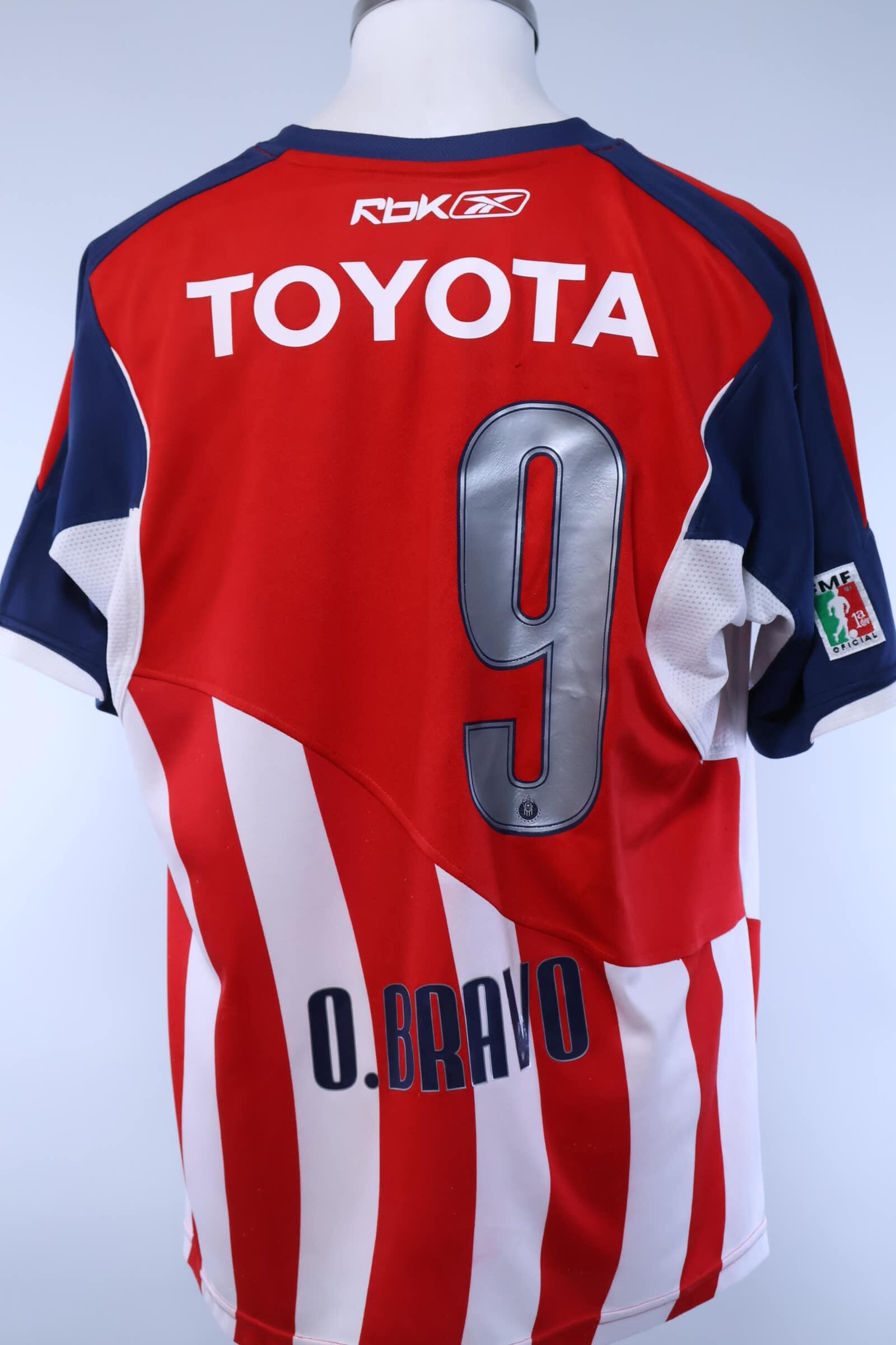 Chivas De Guadalajara 2007/07 O.Bravo #9 Home Shirt - MAuthentic Original Football Shirt