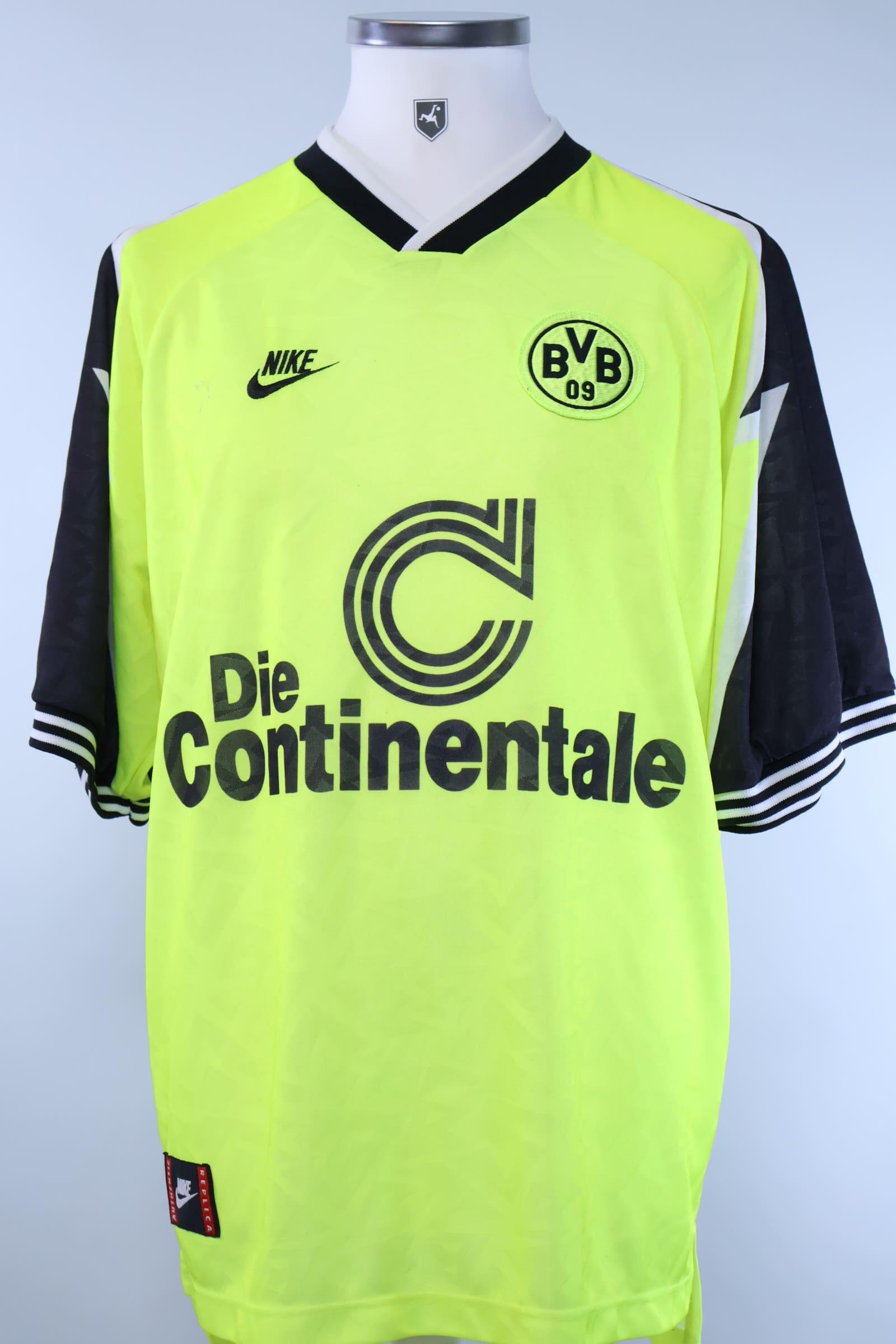 Borussia Dortmund 1995/96 Home Shirt - XLAuthentic Original Football Shirt