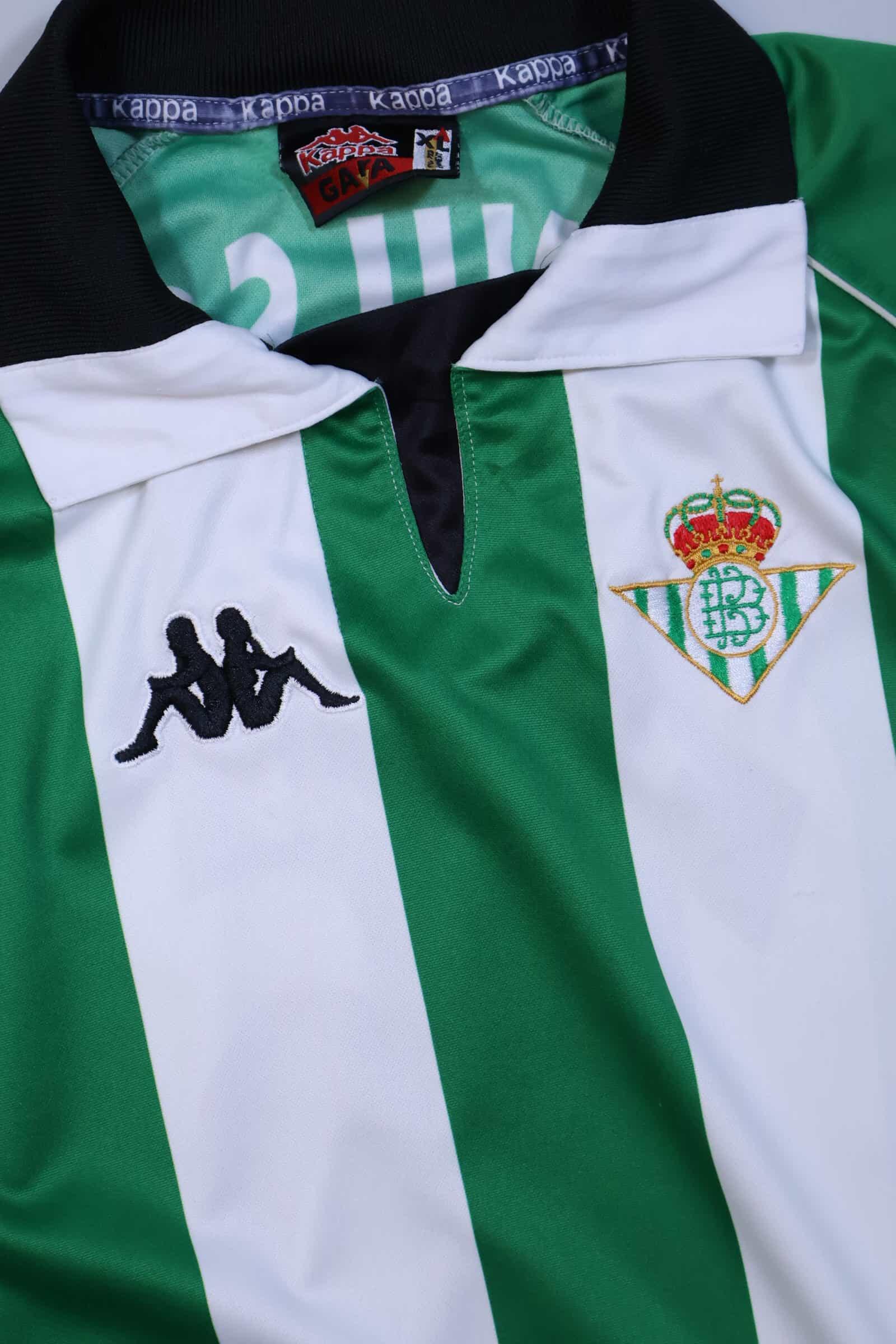 Real Betis 1998/99 Denilson #16 Home Shirt - XL Authenic Original Football Shirt