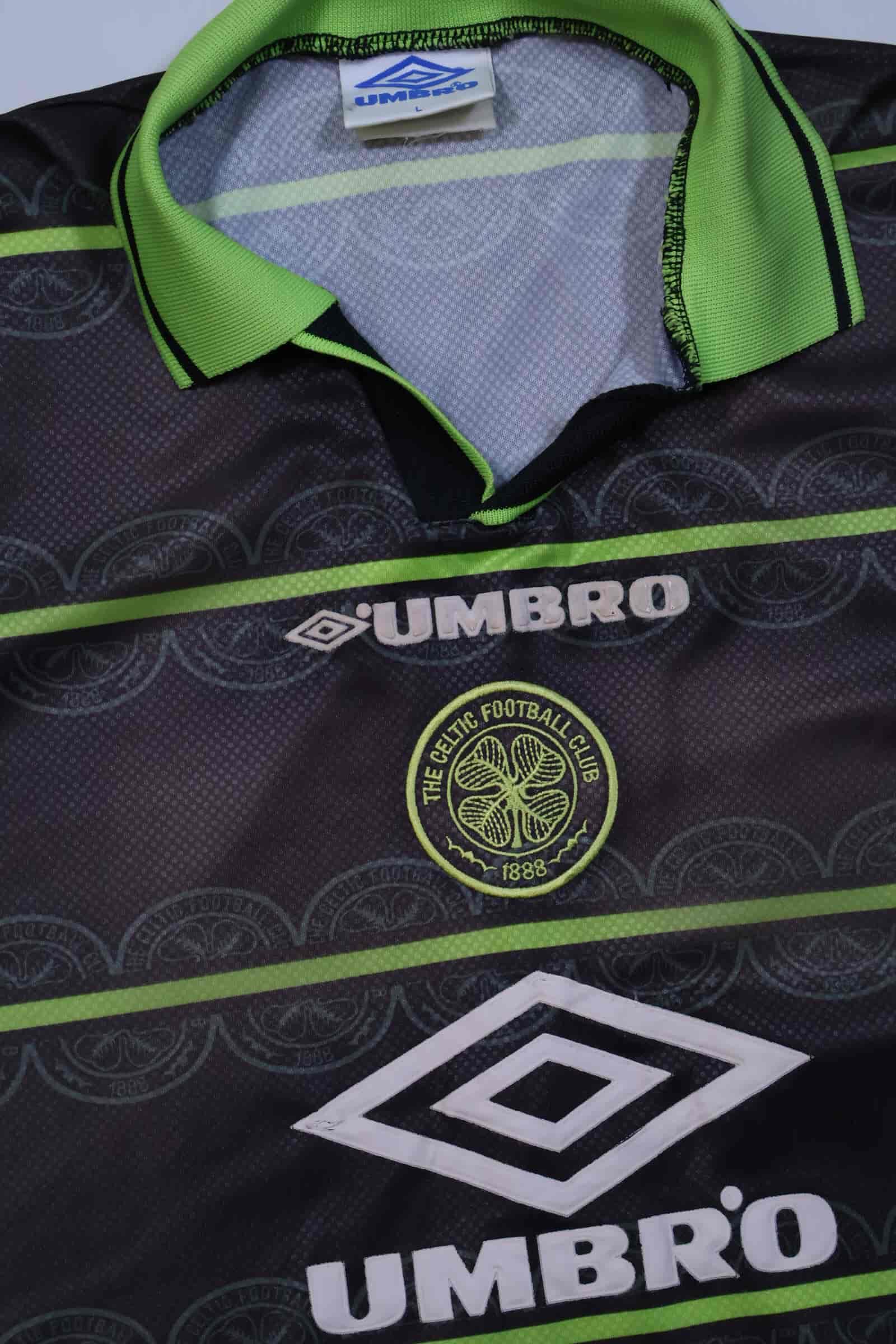 Celtic F.C 1998/99 Away Shirt - L Authenic Original Football Shirt