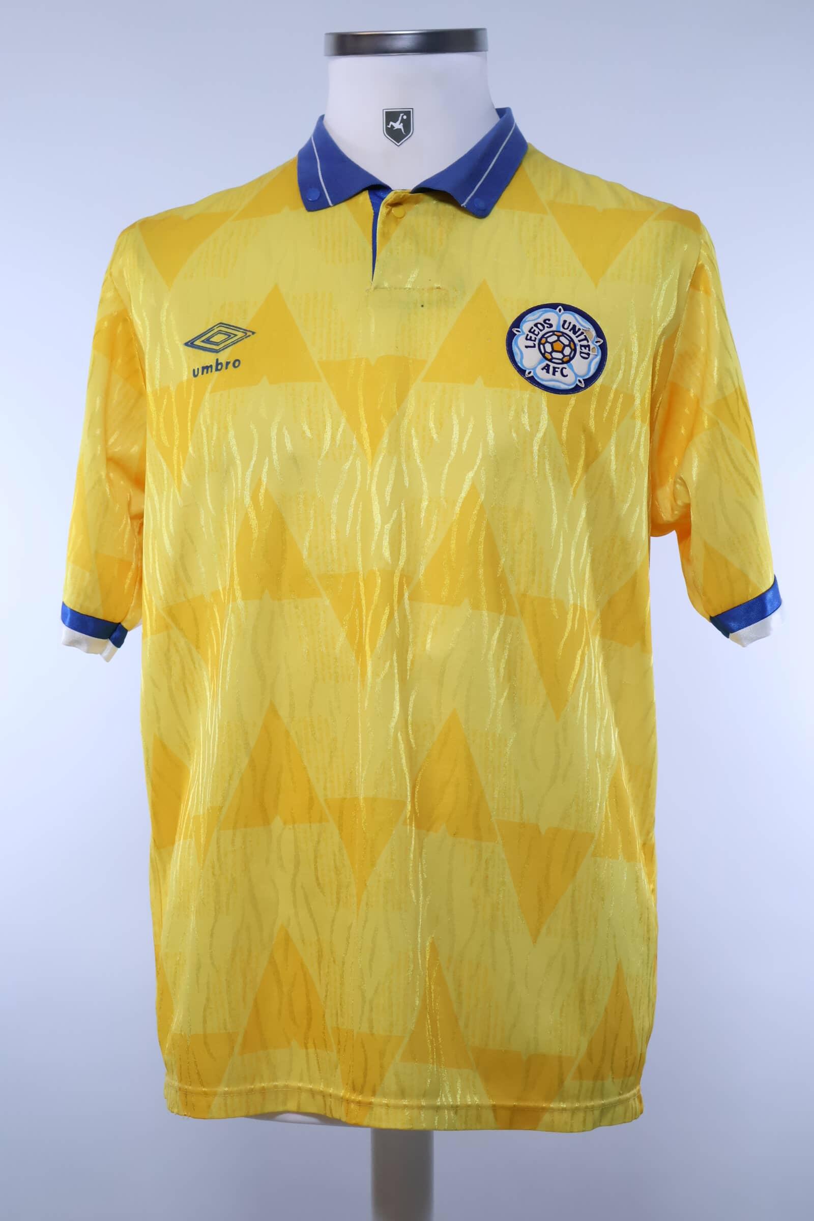 Leeds United 1989/90 Away Shirt - MAuthentic Original Football Shirt