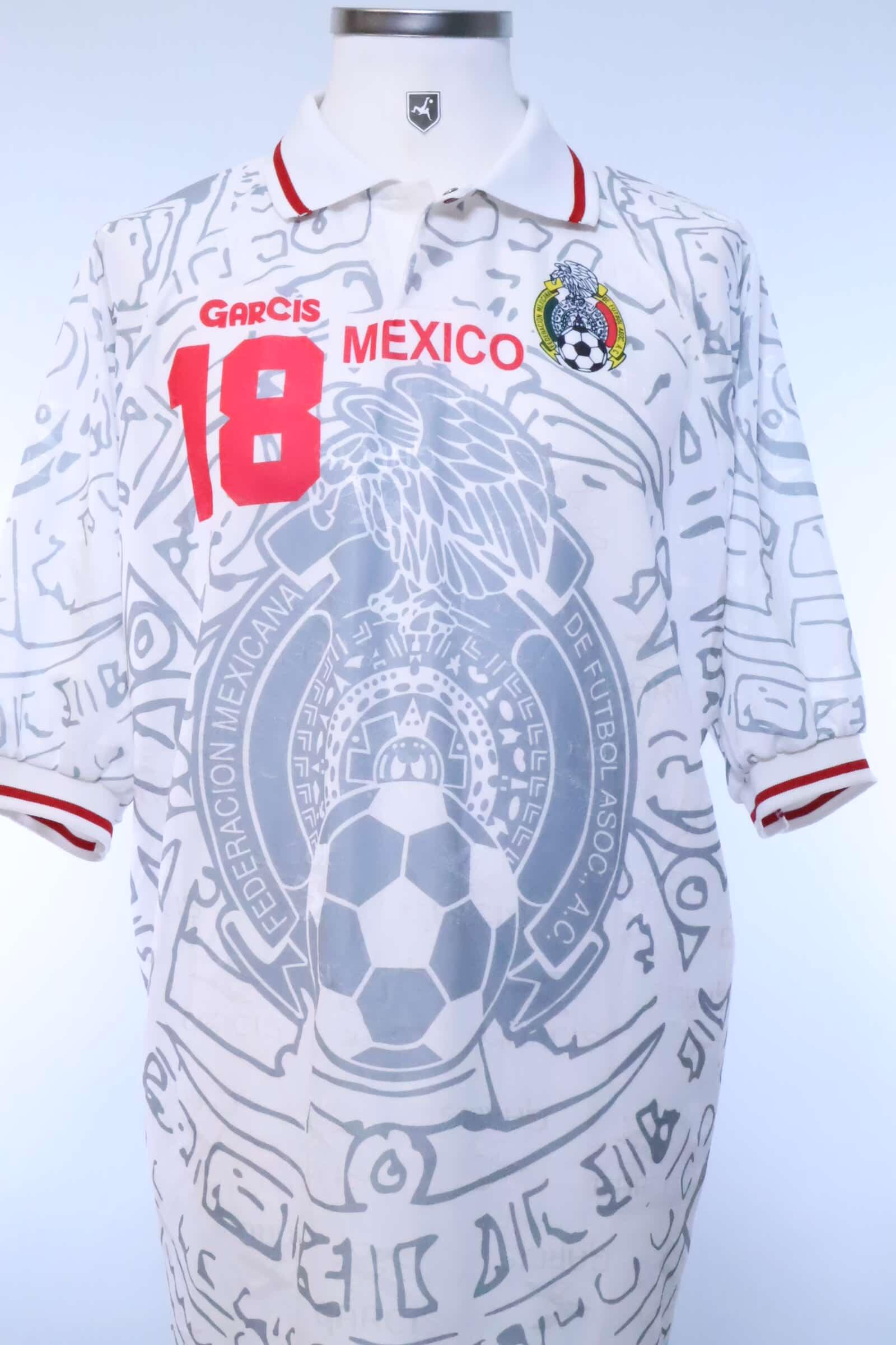 Mexico 1999/00 Reynoso #18 Away Shirt - Player Issue - XL Authenic Original Football Shirt