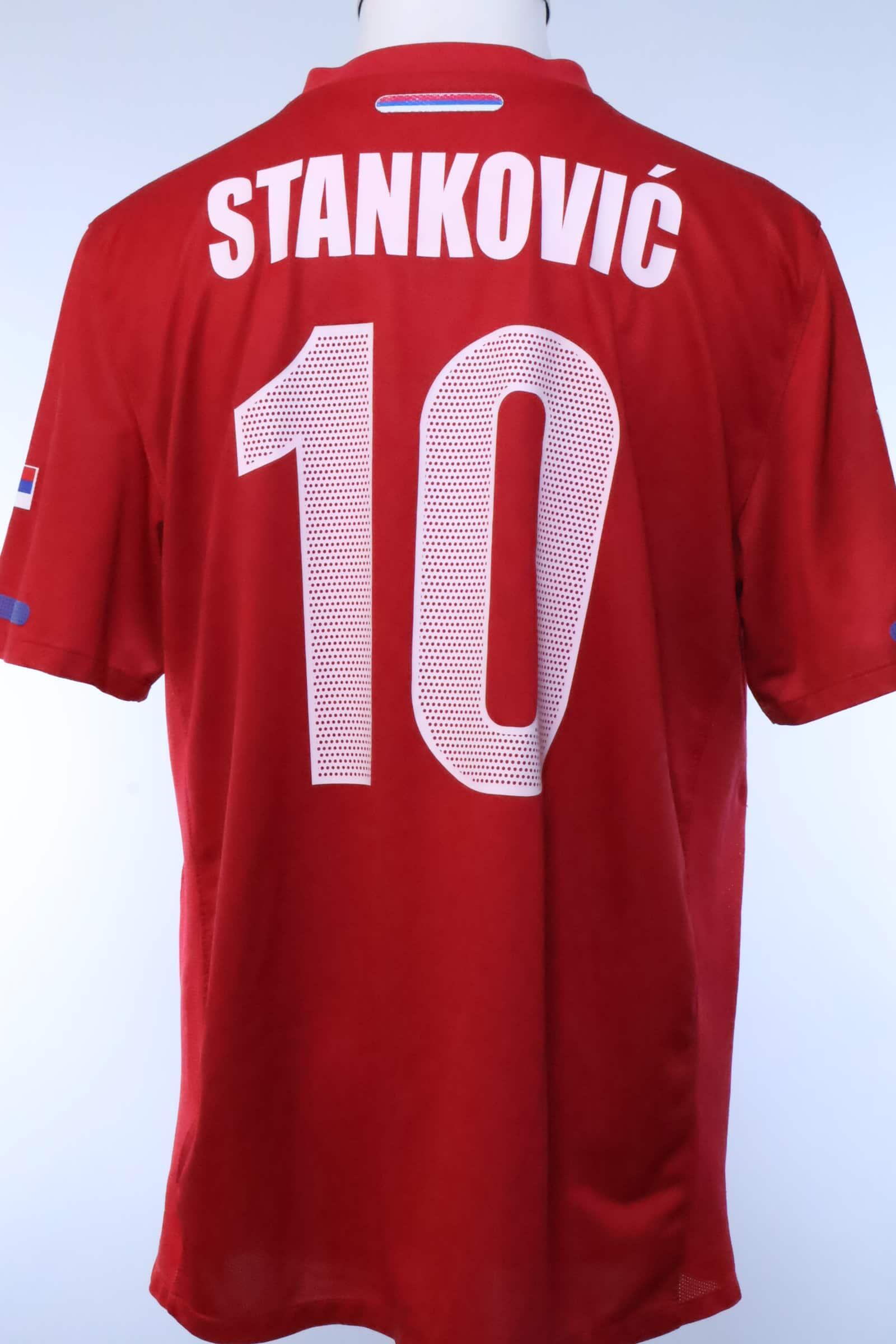 Serbia 2010/11 Stankovic #10 Home Shirt - L Authenic Original Football Shirt