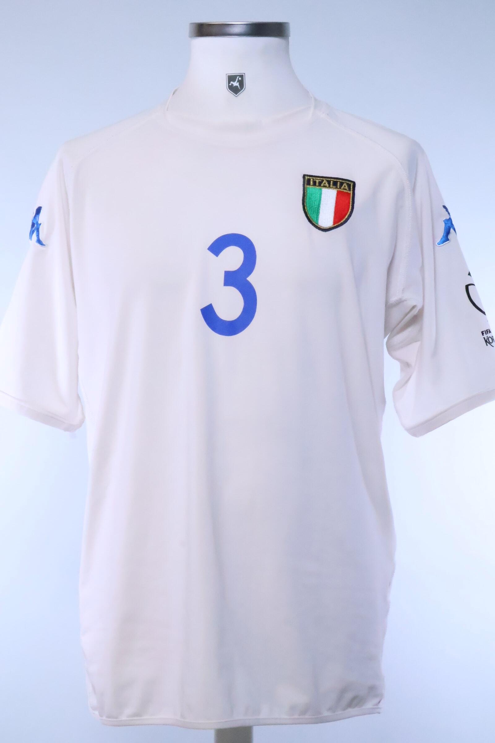 Italy 2000/02 Maldini #3 World Cup Away Shirt - XL Authenic Original Football Shirt