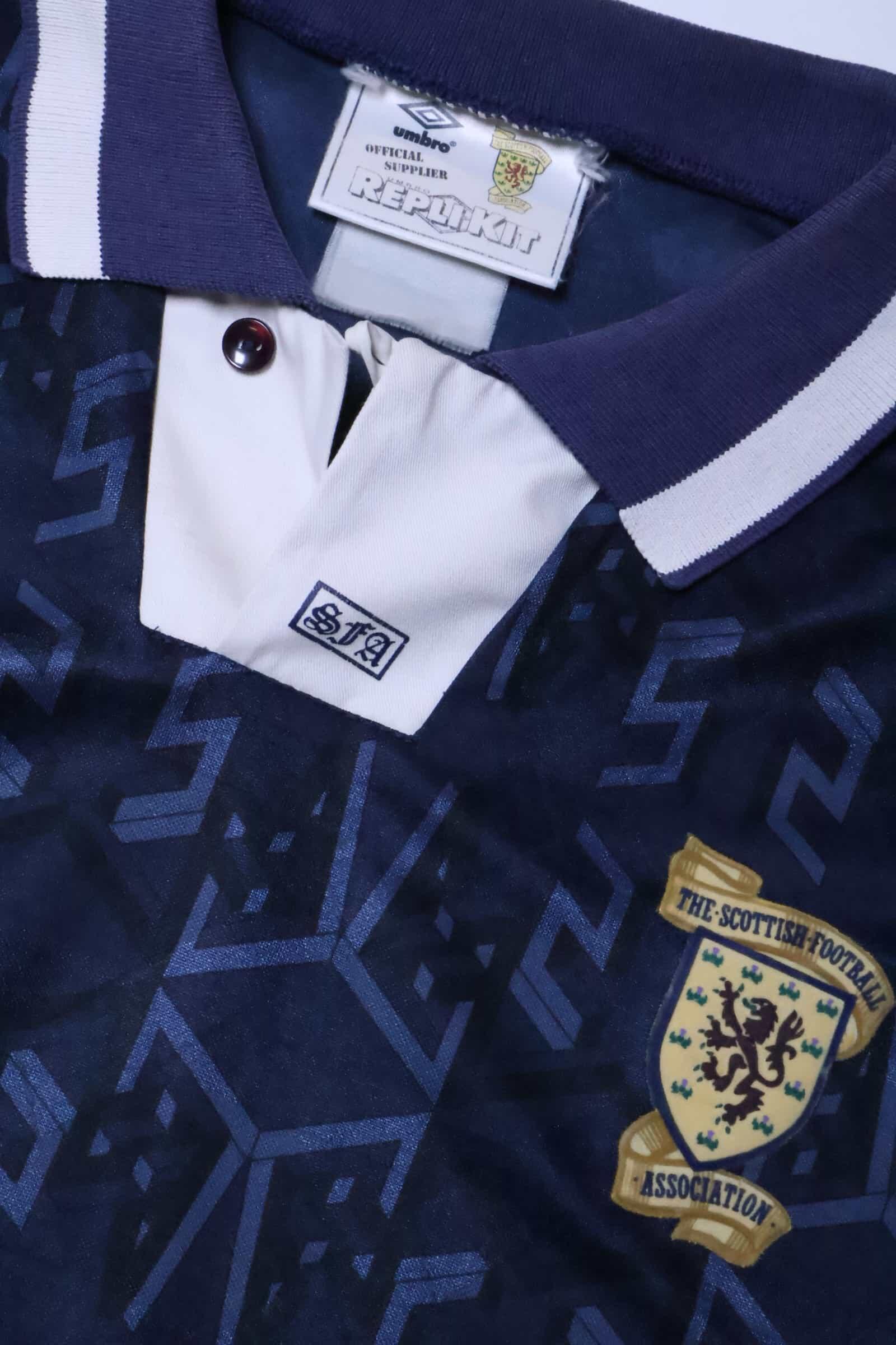 Scotland 1991/94 Home Shirt - XL Authenic Original Football Shirt