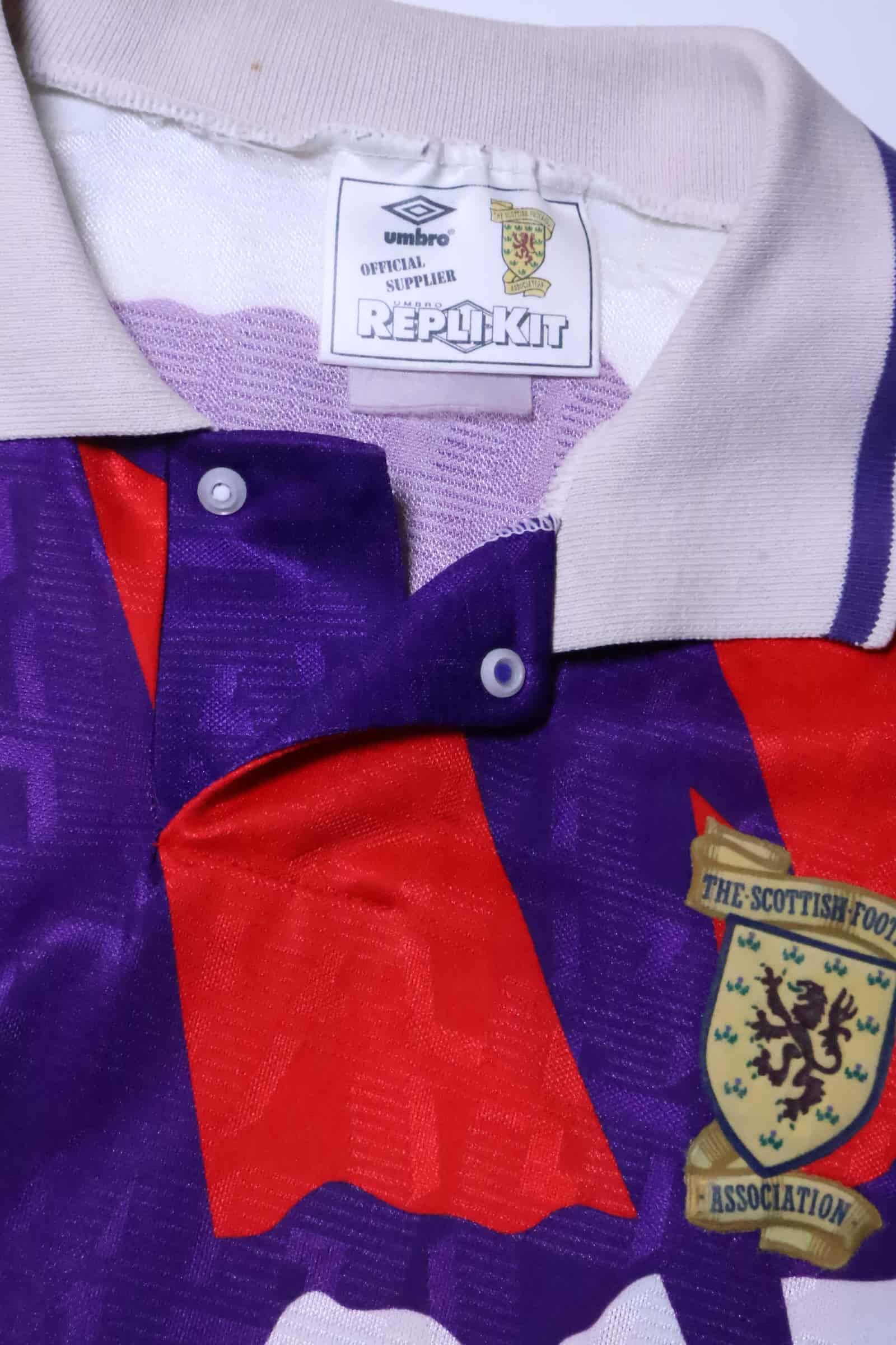 Scotland 1991/93 Away Shirt - XL Authenic Original Football Shirt