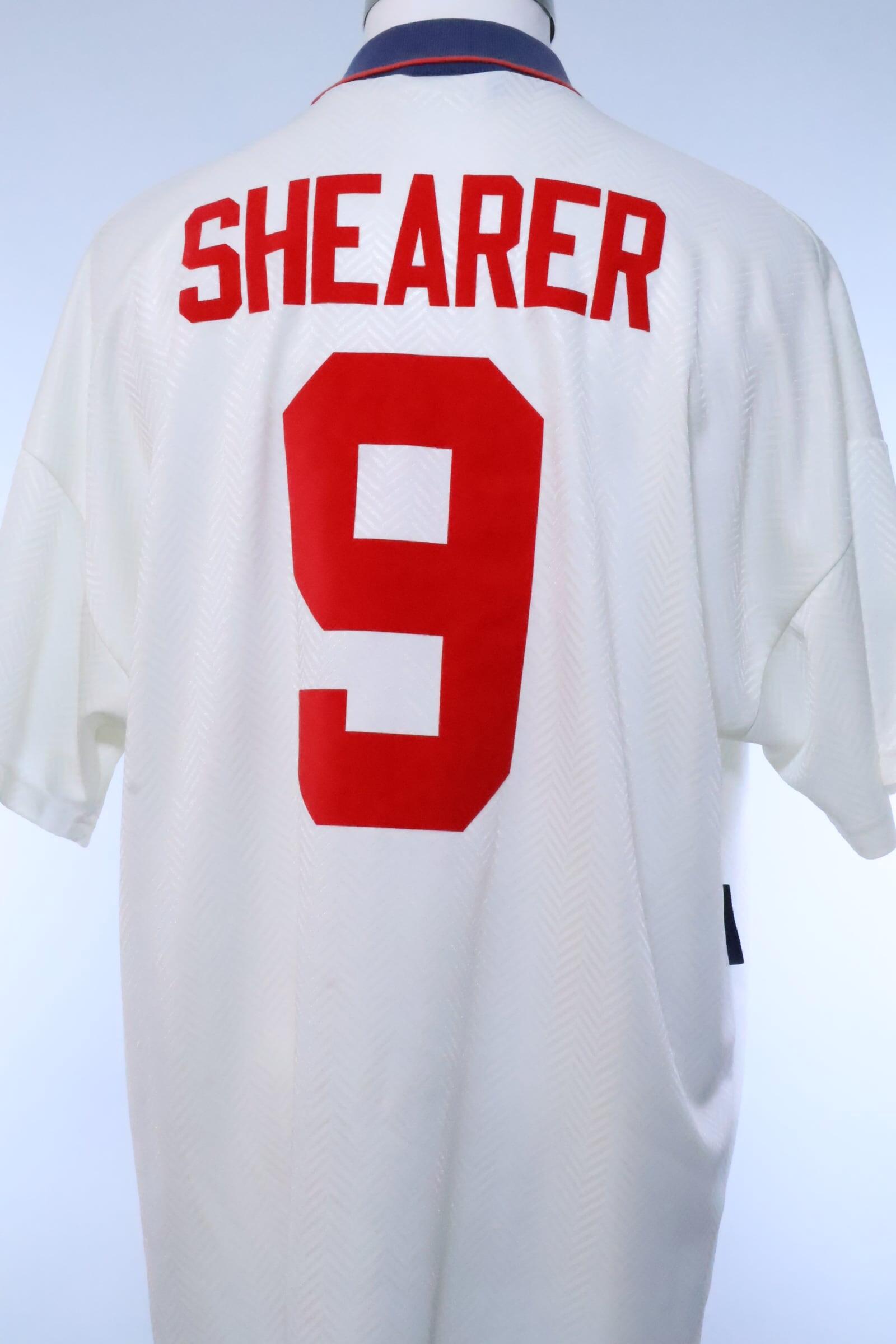 England 1993/95 Shearer #9 Home Shirt - XL Authenic Original Football Shirt