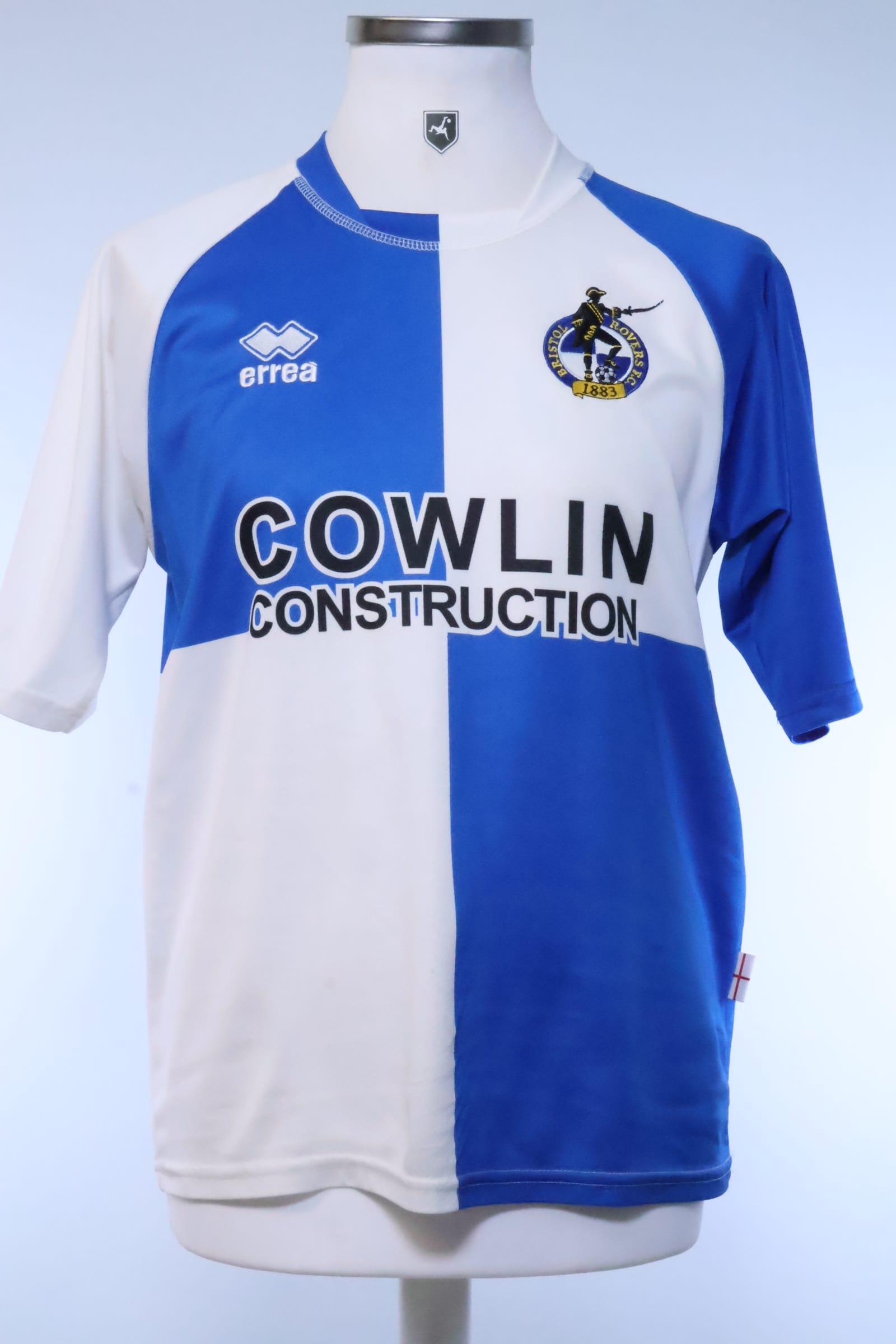 Bristol Rovers 2007/08 Home Shirt - MAuthentic Original Football Shirt