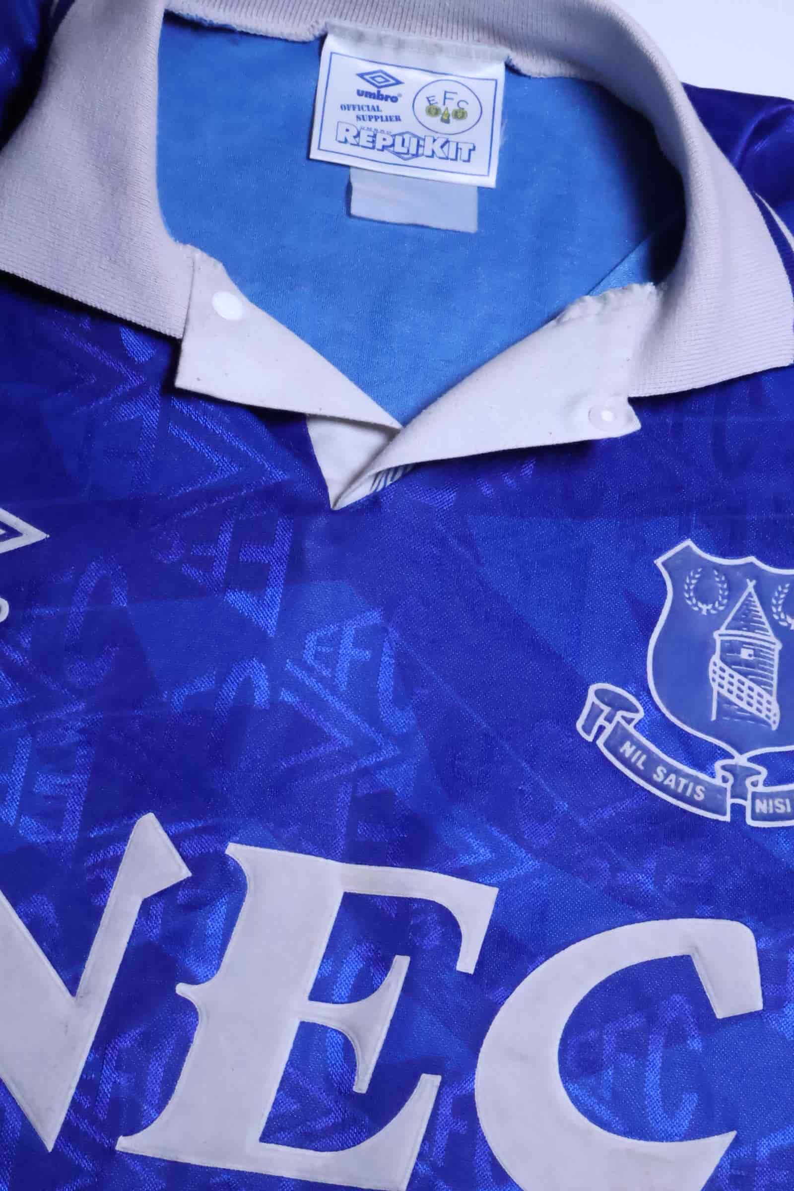 Everton 1991/93 Home Shirt - L Authenic Original Football Shirt