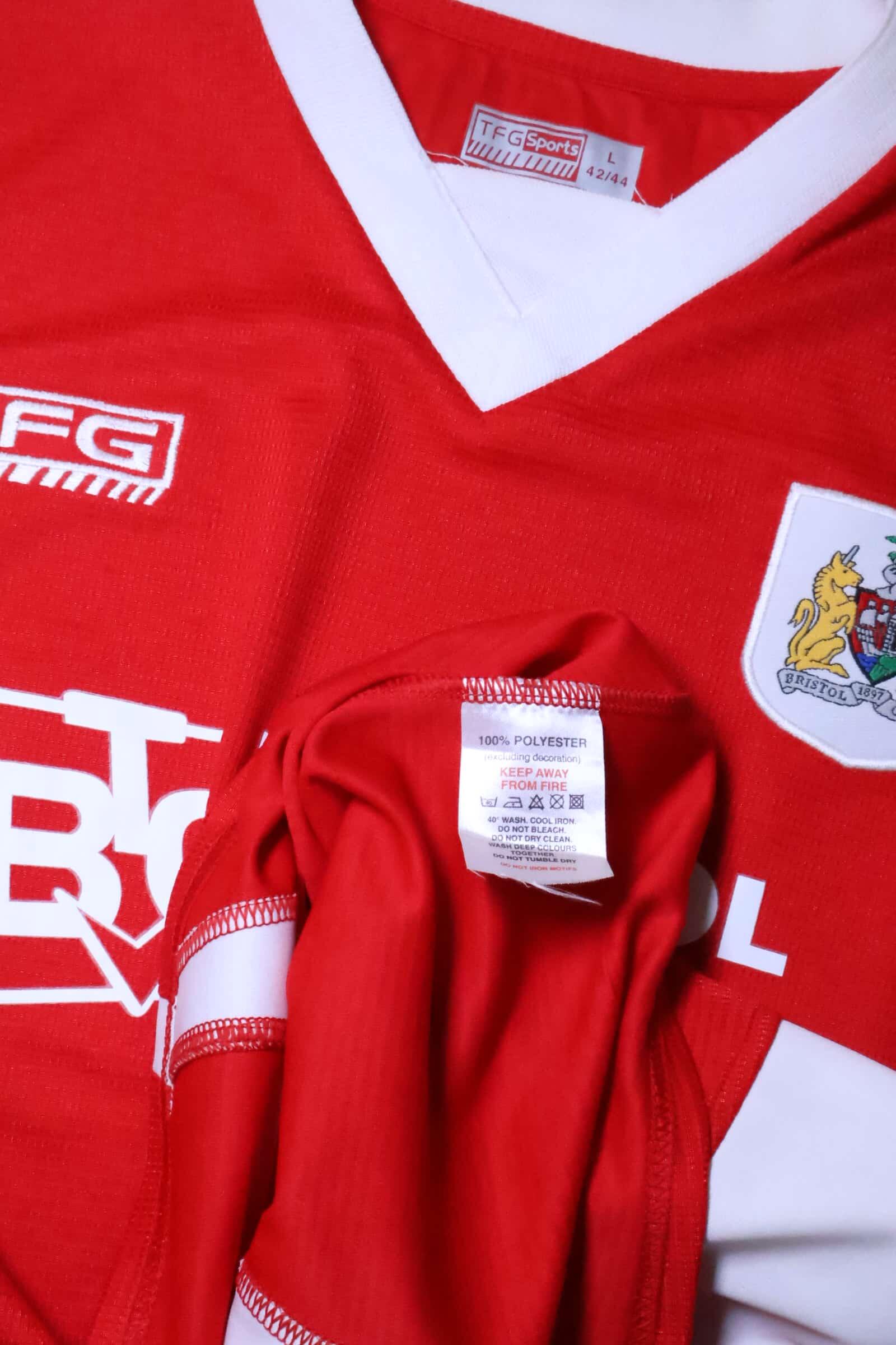 Bristol City F.C 2005/06 Home Shirt - L Authenic Original Football Shirt