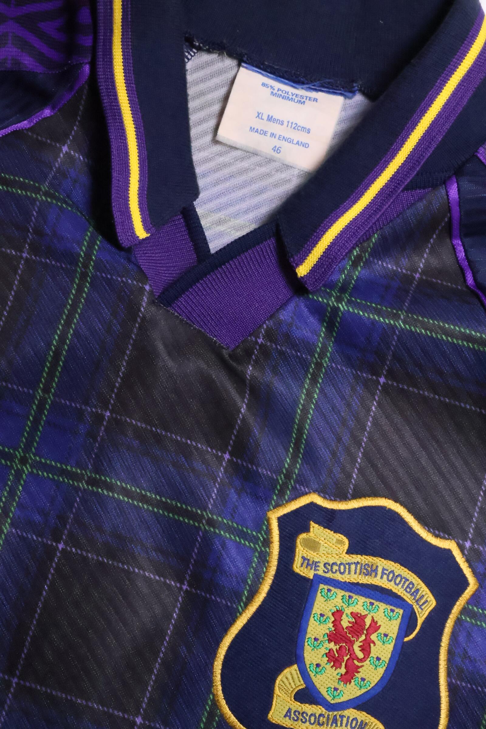 Scotland 1994/96 Home Shirt - XL Authenic Original Football Shirt