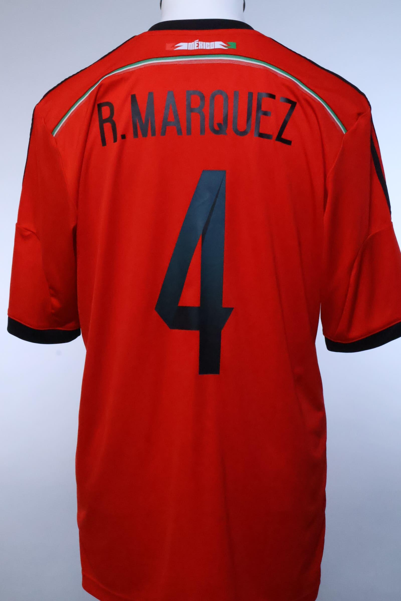 Mexico 2014/ R. Marquez #4 World Cup Away Shirt - L- BACK