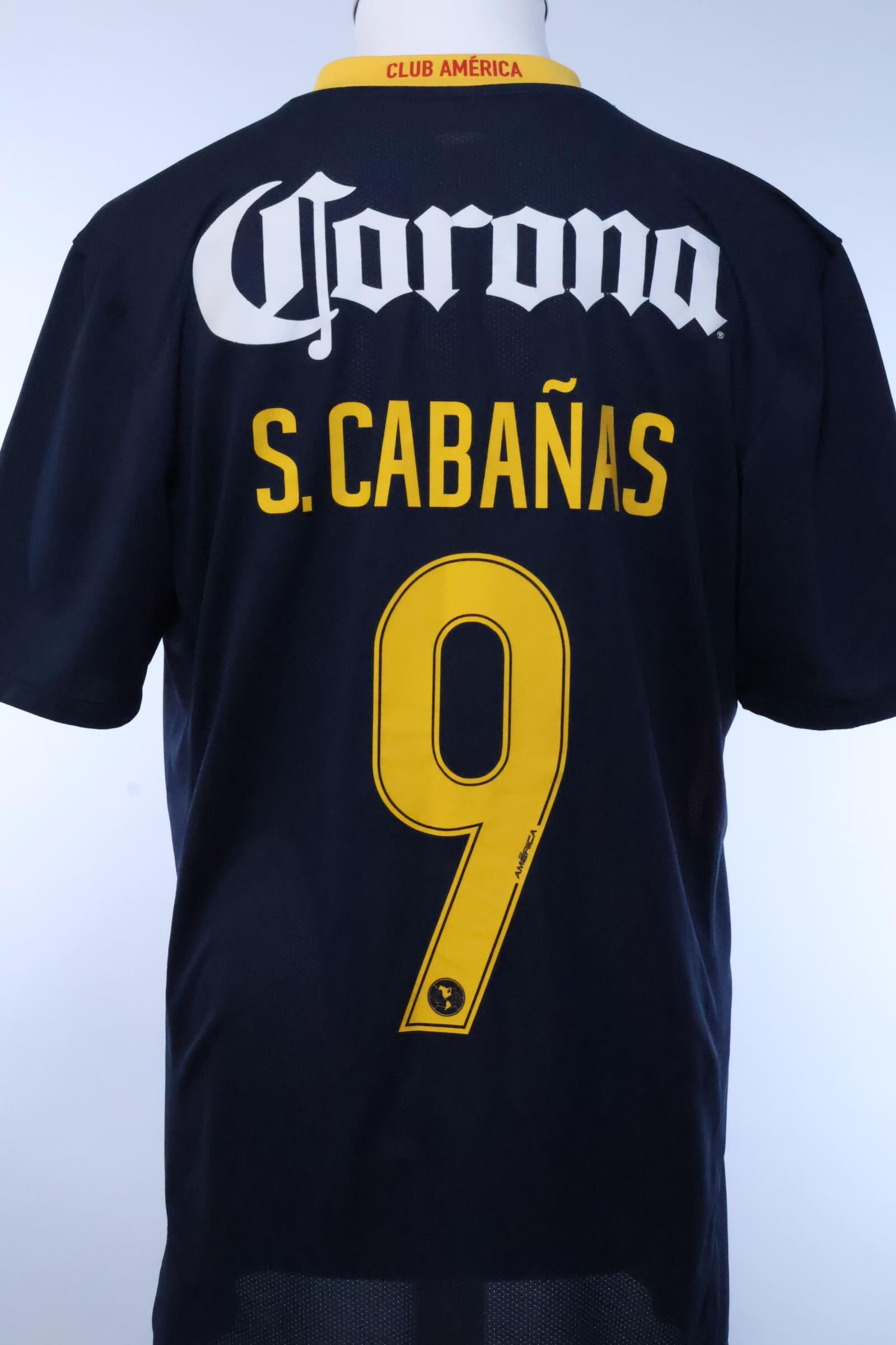 Club América 2008/09 S. Cabanas #9 Away Shirt - XL- FRONT