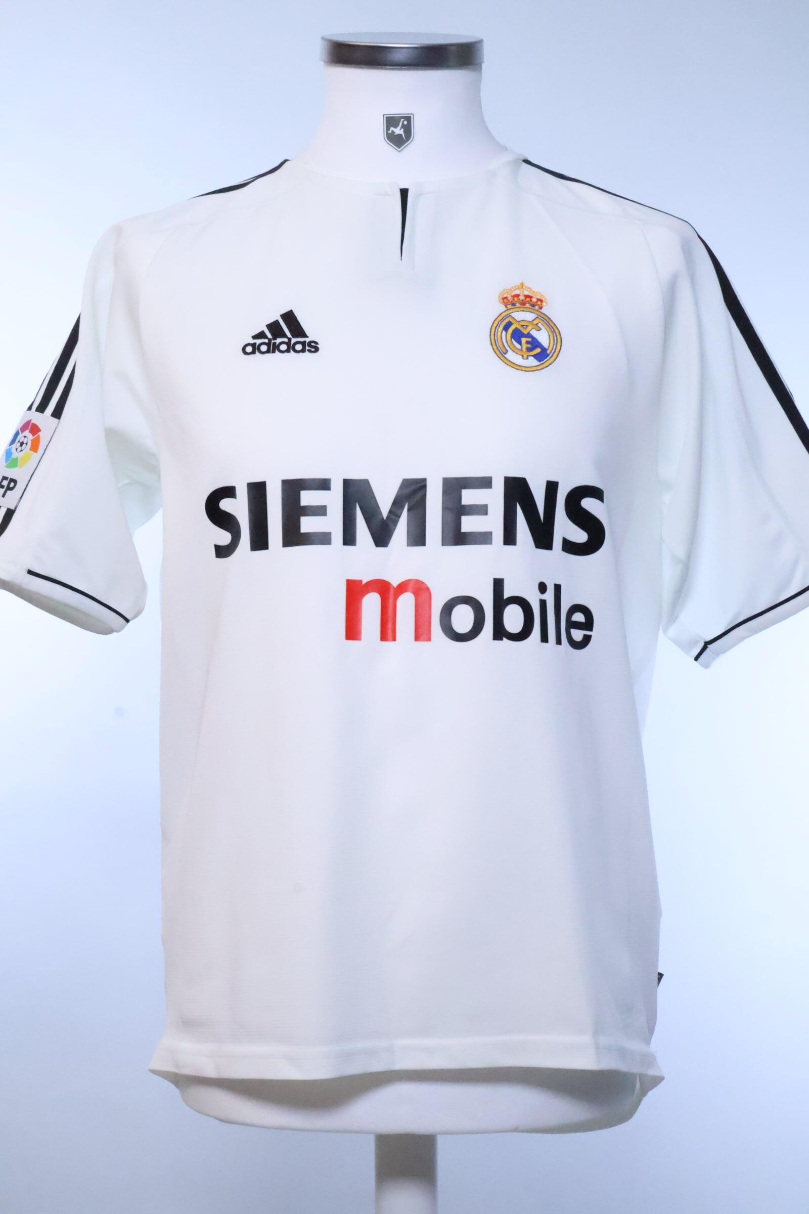 Real Madrid 2003/04 Home Shirt - S- BACK