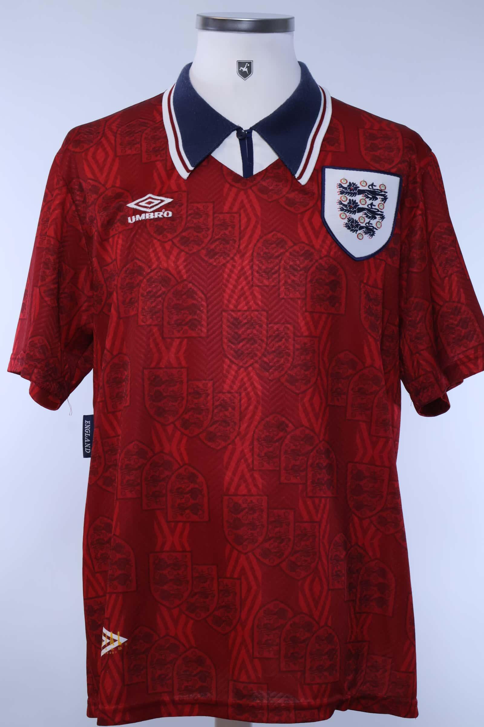 England 1993/95 Away Shirt - L- FRONT