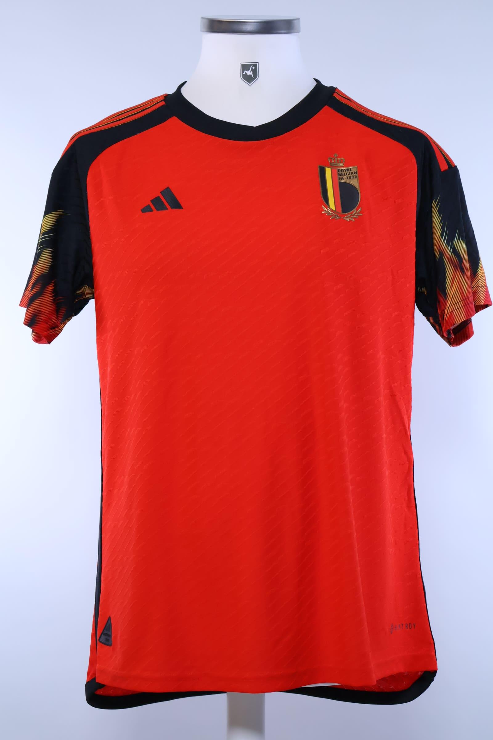 Belgium 2022/23 Home Shirt - Player Issue - L- FRONT