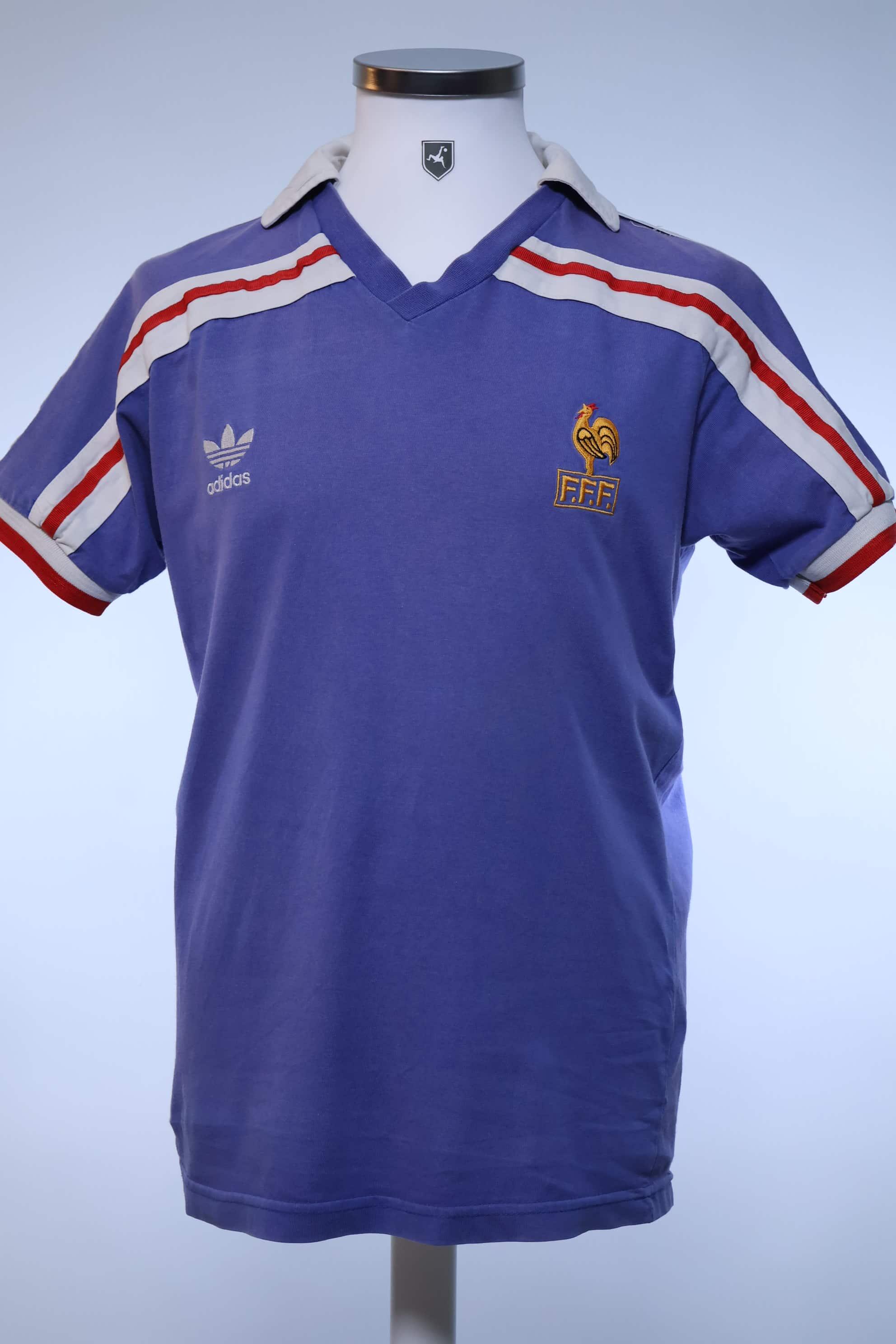 France 1986/90 Home Shirt - M- FRONT